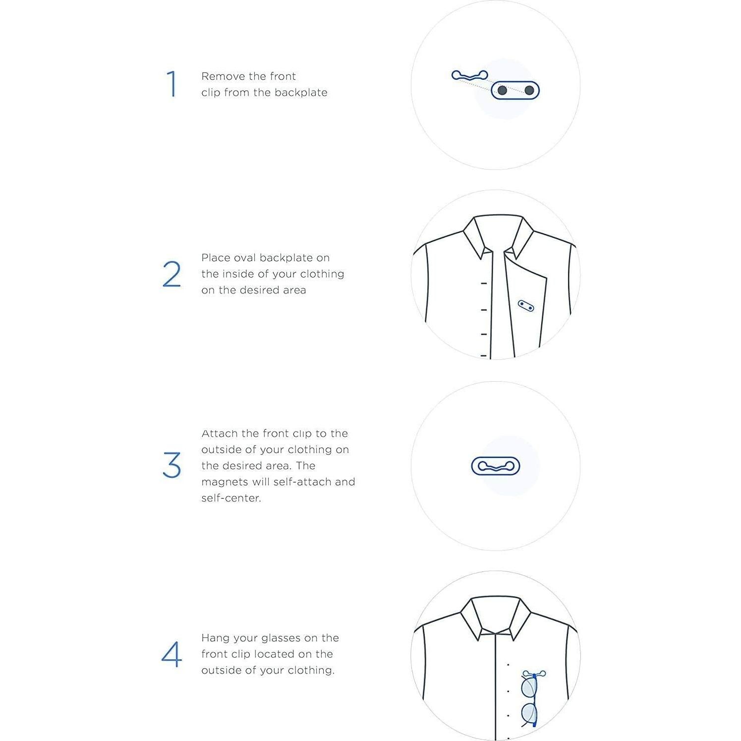 Soporte Magnético para Gafas Readerest - Negro Clásico