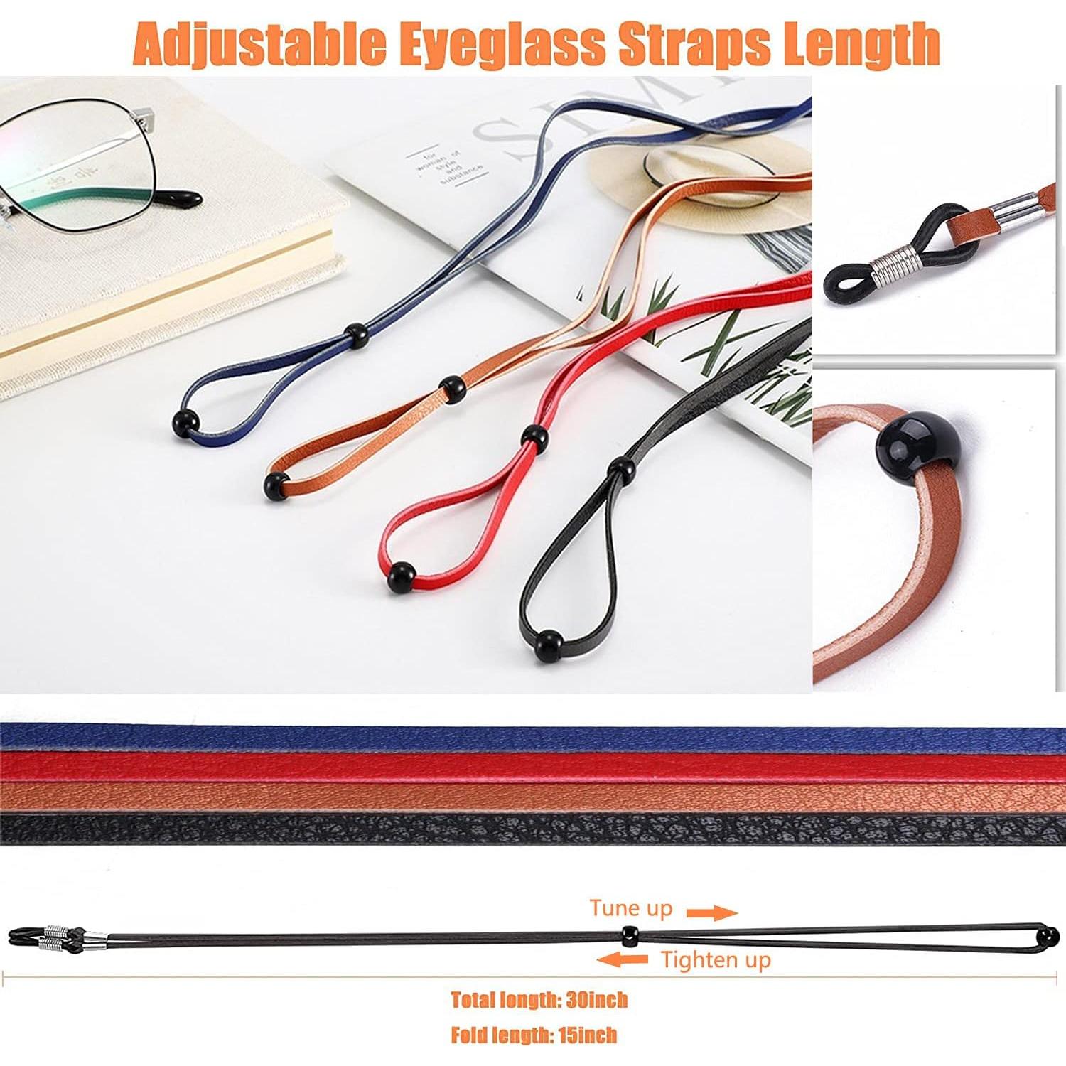 Correas para Gafas de Cuero Premium - 4 Colores
