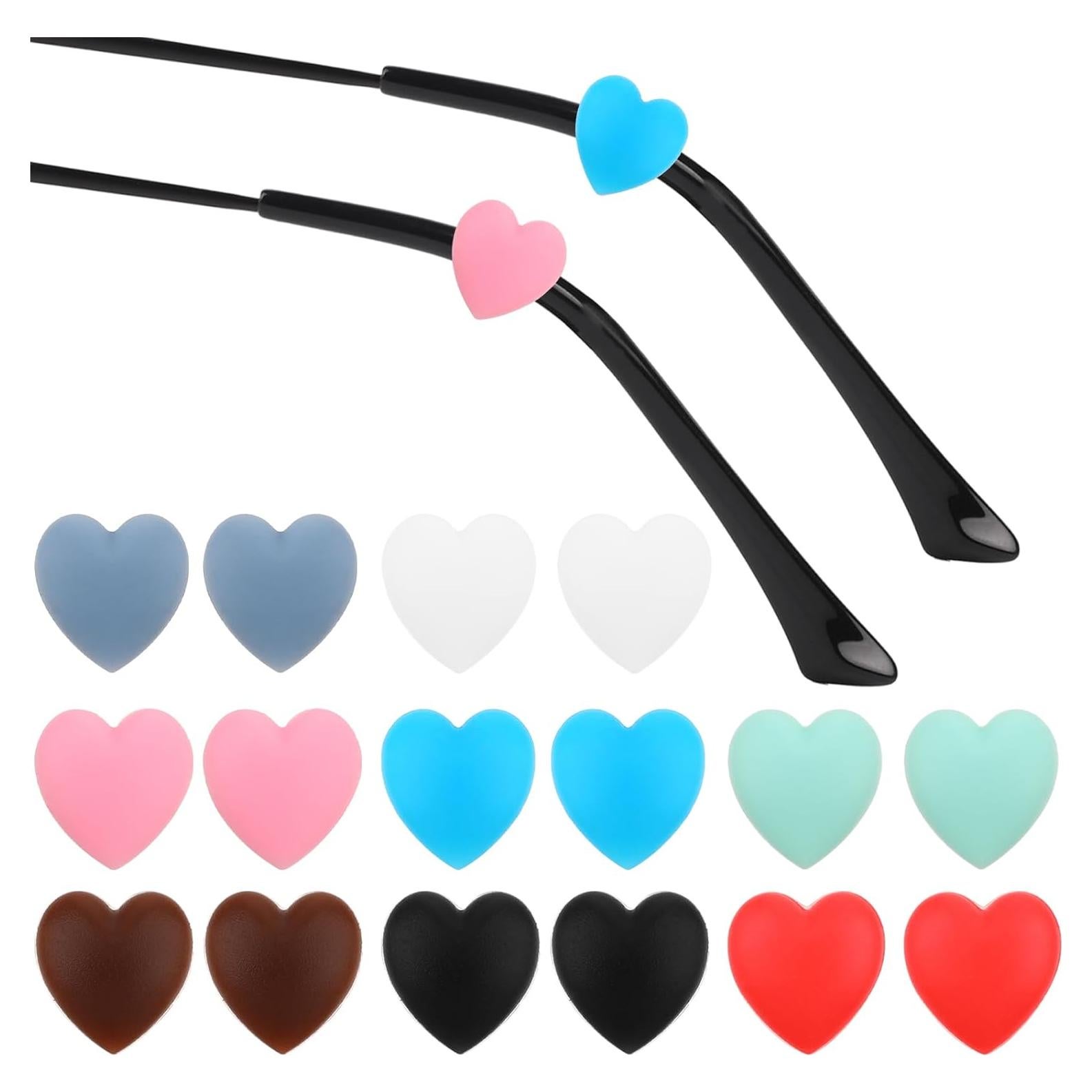 16 Sujetadores de Oído de Silicona para Gafas - Multicolor