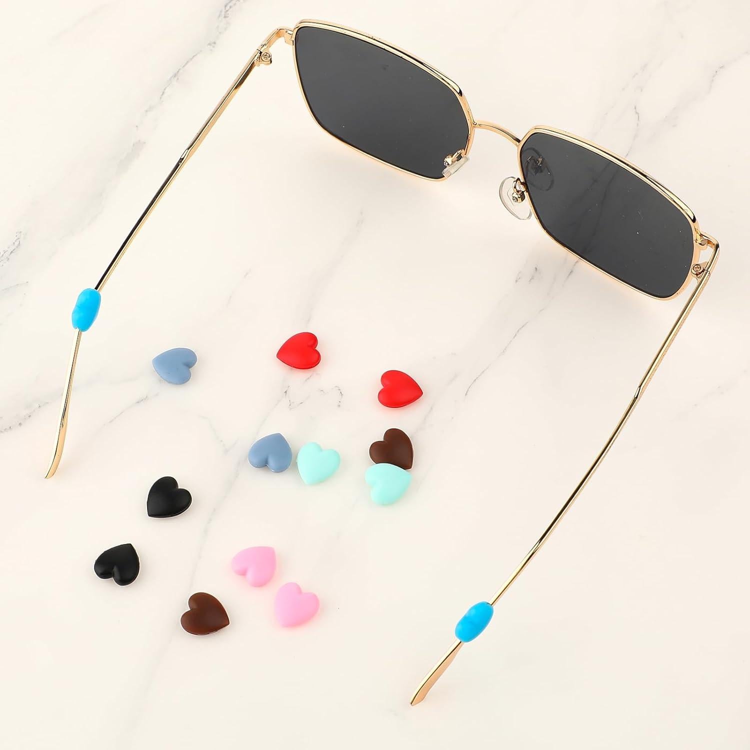 16 Sujetadores de Oído de Silicona para Gafas - Multicolor