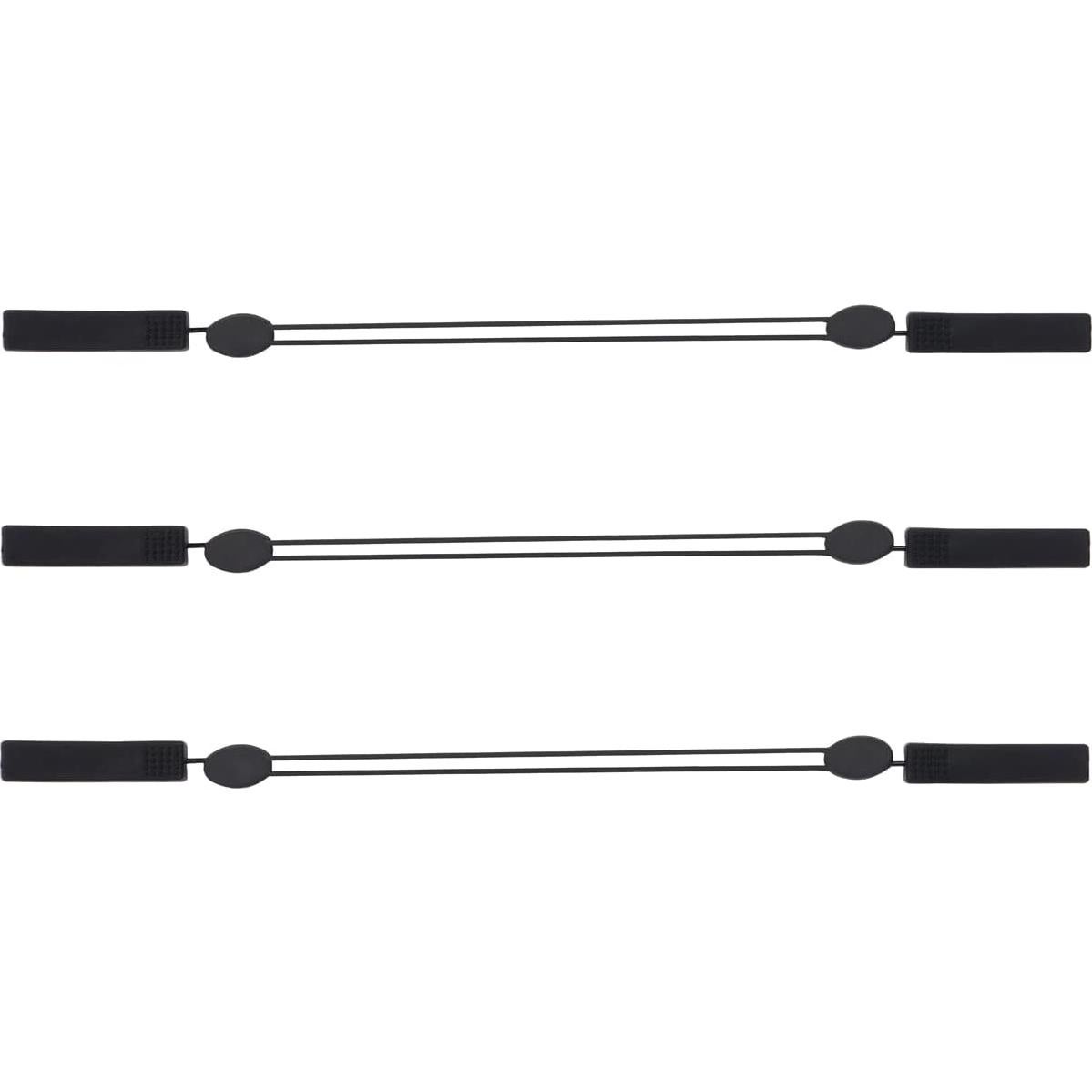 Correa Ajustable para Gafas - Paquete de 3 con Paño