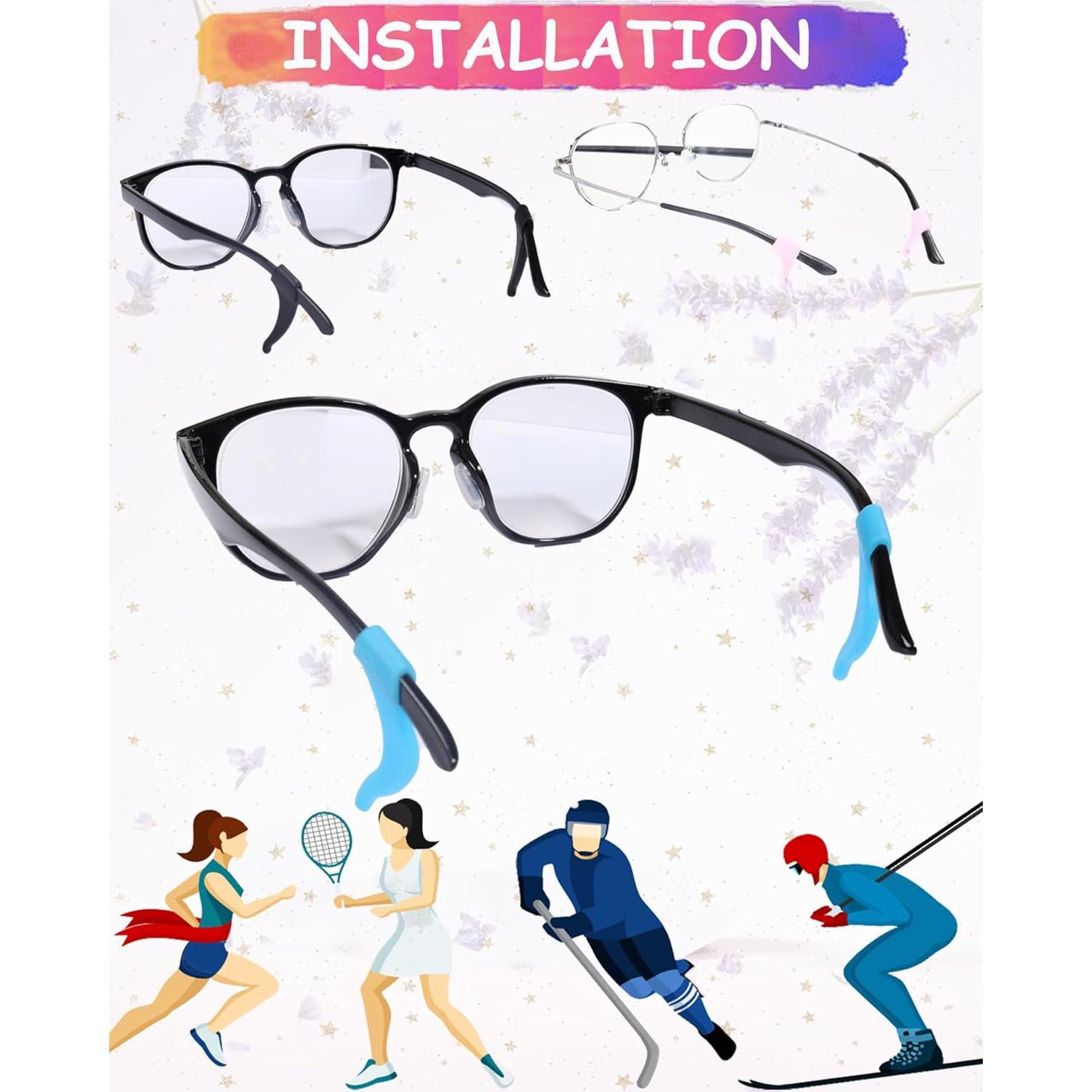 Ganchos para Gafas AURAADORN Silicona Antideslizante 16 Pzas