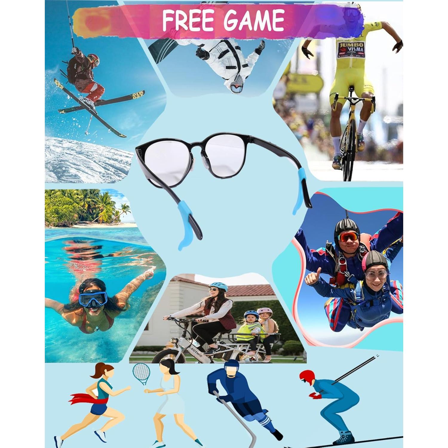 Ganchos para Gafas AURAADORN Silicona Antideslizante 16 Pzas