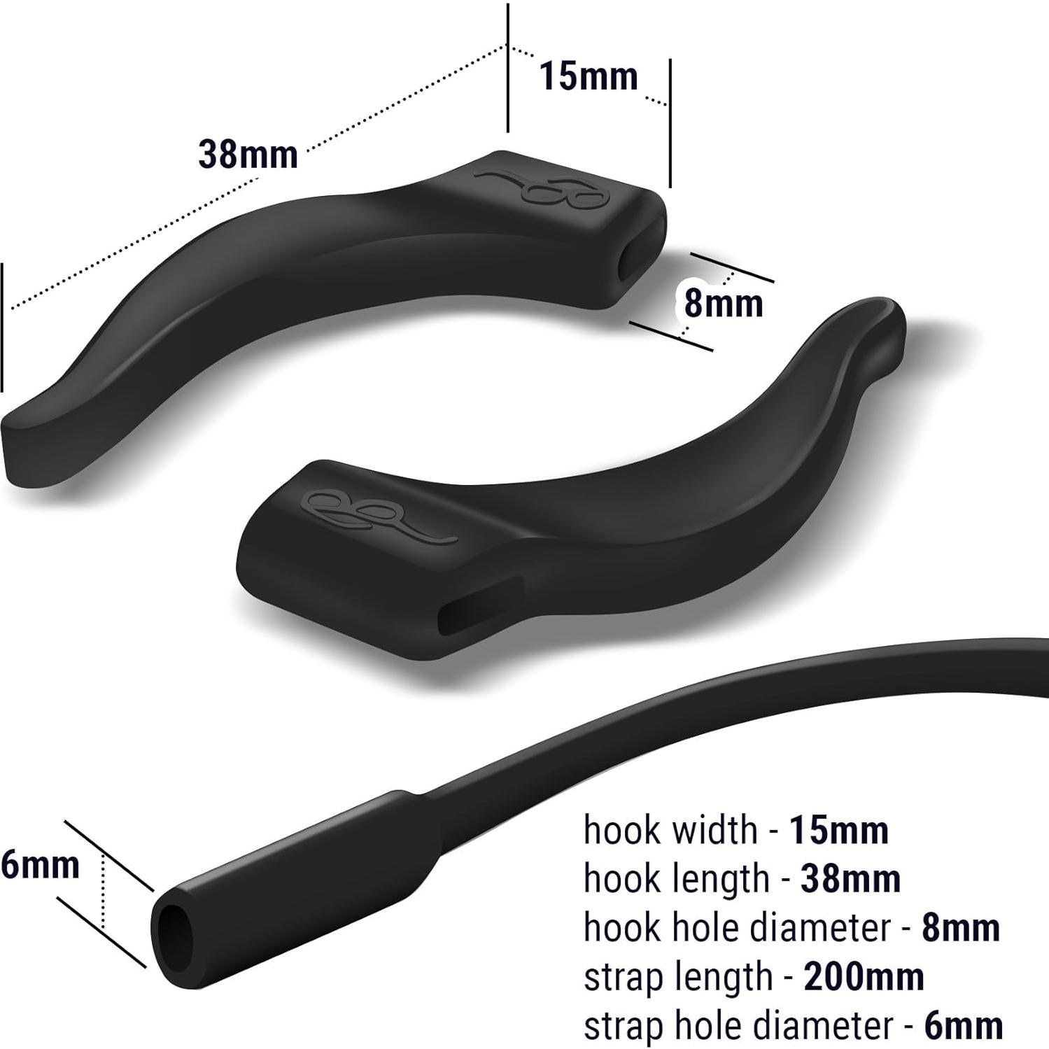 Juego de Soporte para Gafas BLUPOND - Antideslizante 3 Piezas