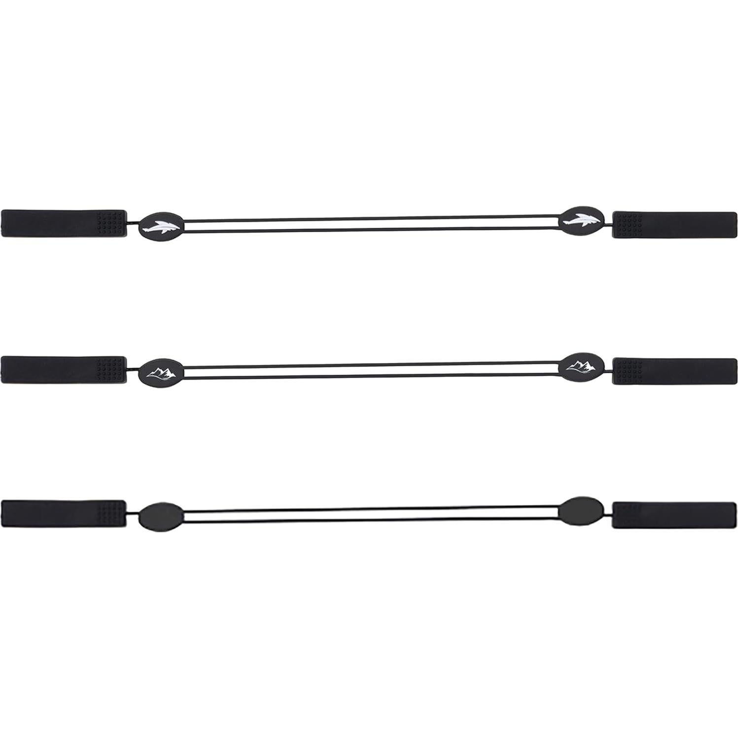 Correa Ajustable para Gafas - Paquete de 3 con Paño