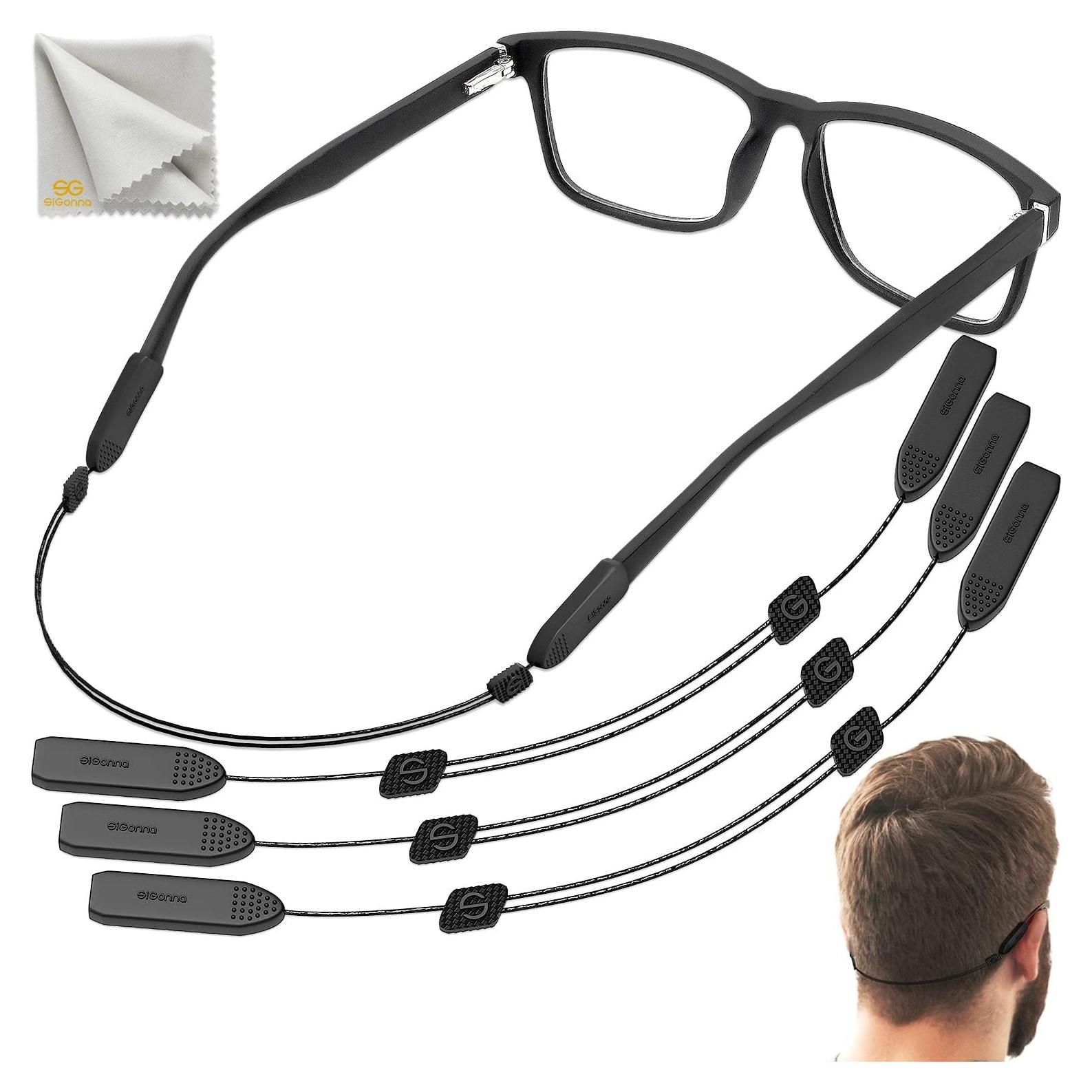 Correa Ajustable para Gafas SIGONNA - 3 Pcs Silicona