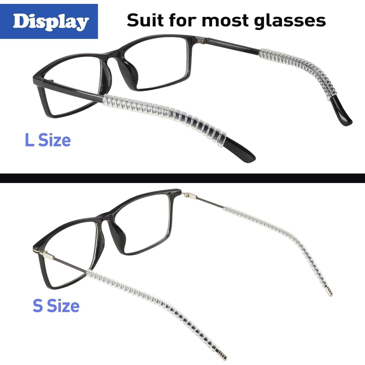 Cojines para orejas de gafas Omnful Tamaño L Transparente