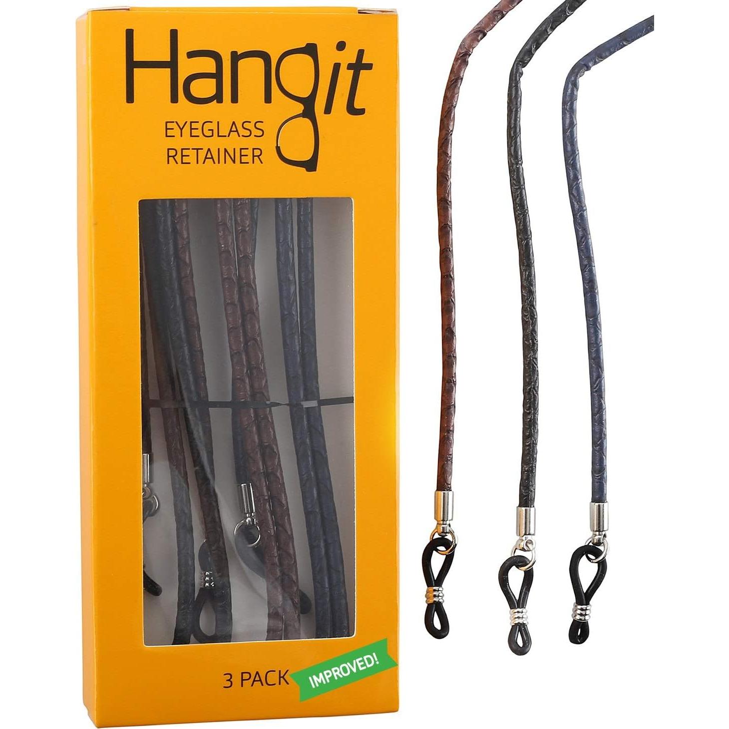 Correa de Gafas HANGIT - Cadena de Sol 3 Piezas Cuero PU