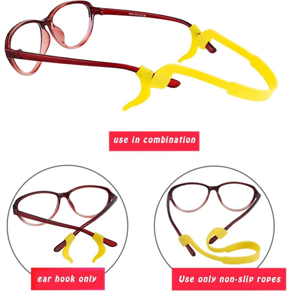 Paquete de 12 correas antideslizantes para gafas CKANDAY