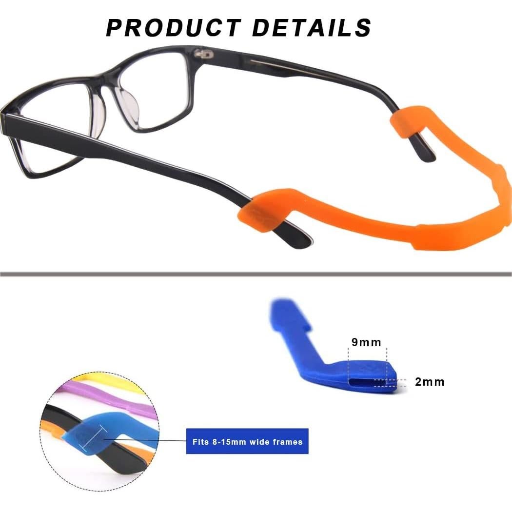 Paquete de 12 correas antideslizantes para gafas CKANDAY