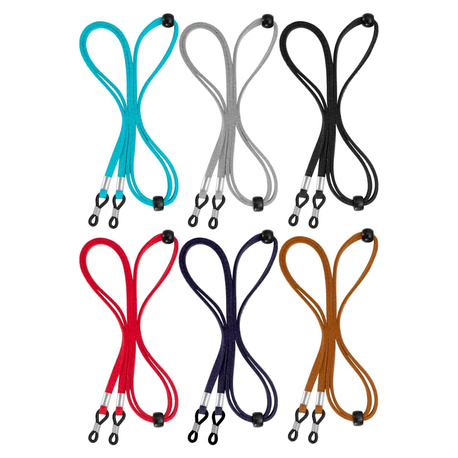 BILIONE Correa para Gafas 6 Pcs Ajustable Multicolor