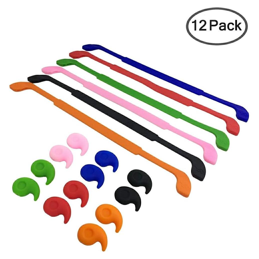 Correas de Gafas de Silicona SENHAI 6 Colores Antideslizantes
