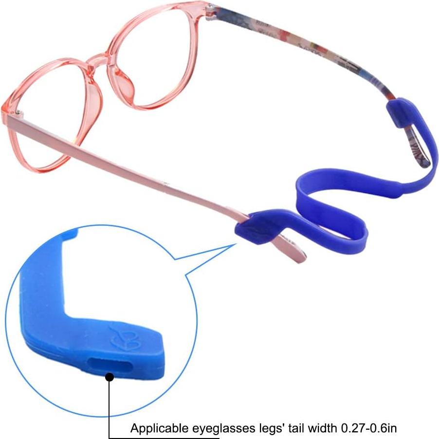 Correas de Gafas de Silicona SENHAI 6 Colores Antideslizantes