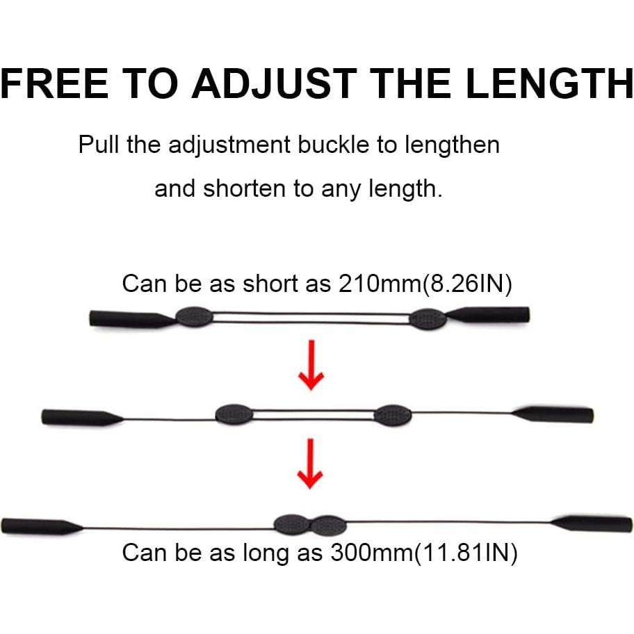 Correa de Gafas Junsika Ajustable Nylon para Hombres y Mujeres