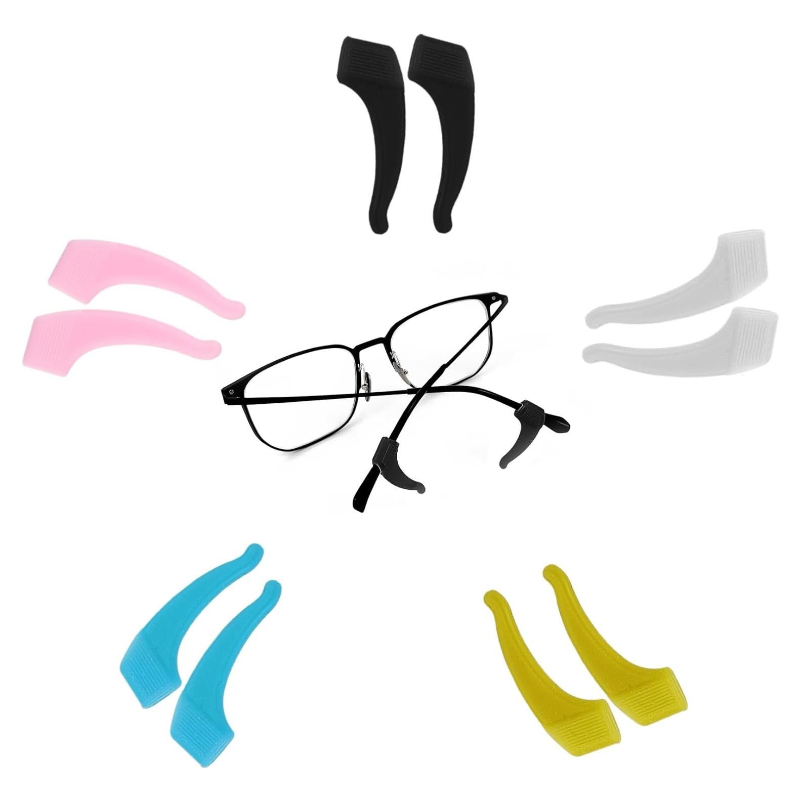 5 Sujetadores de Gafas Silicona Multicolor Sima-2 Antideslizantes