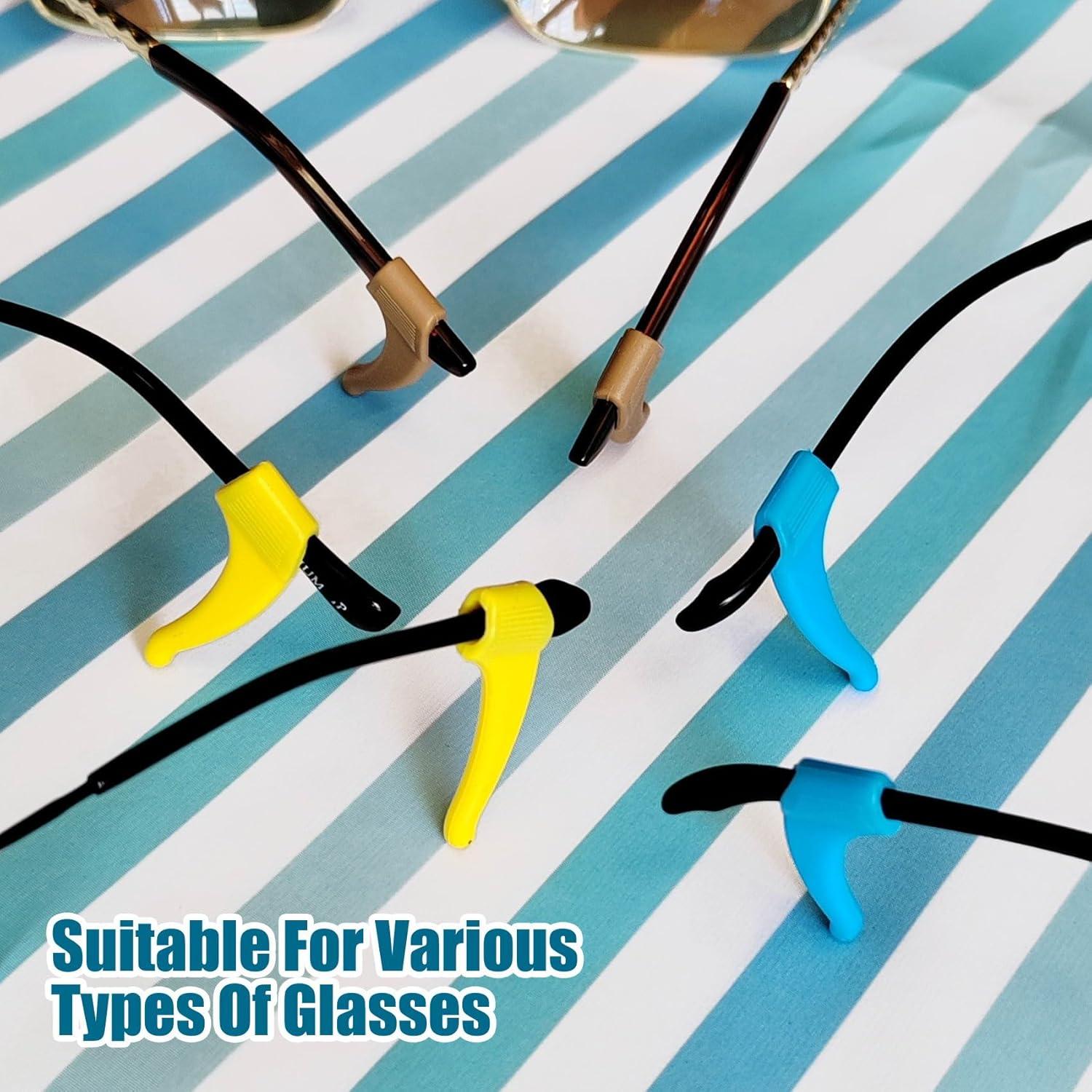 5 Sujetadores de Gafas Silicona Multicolor Sima-2 Antideslizantes