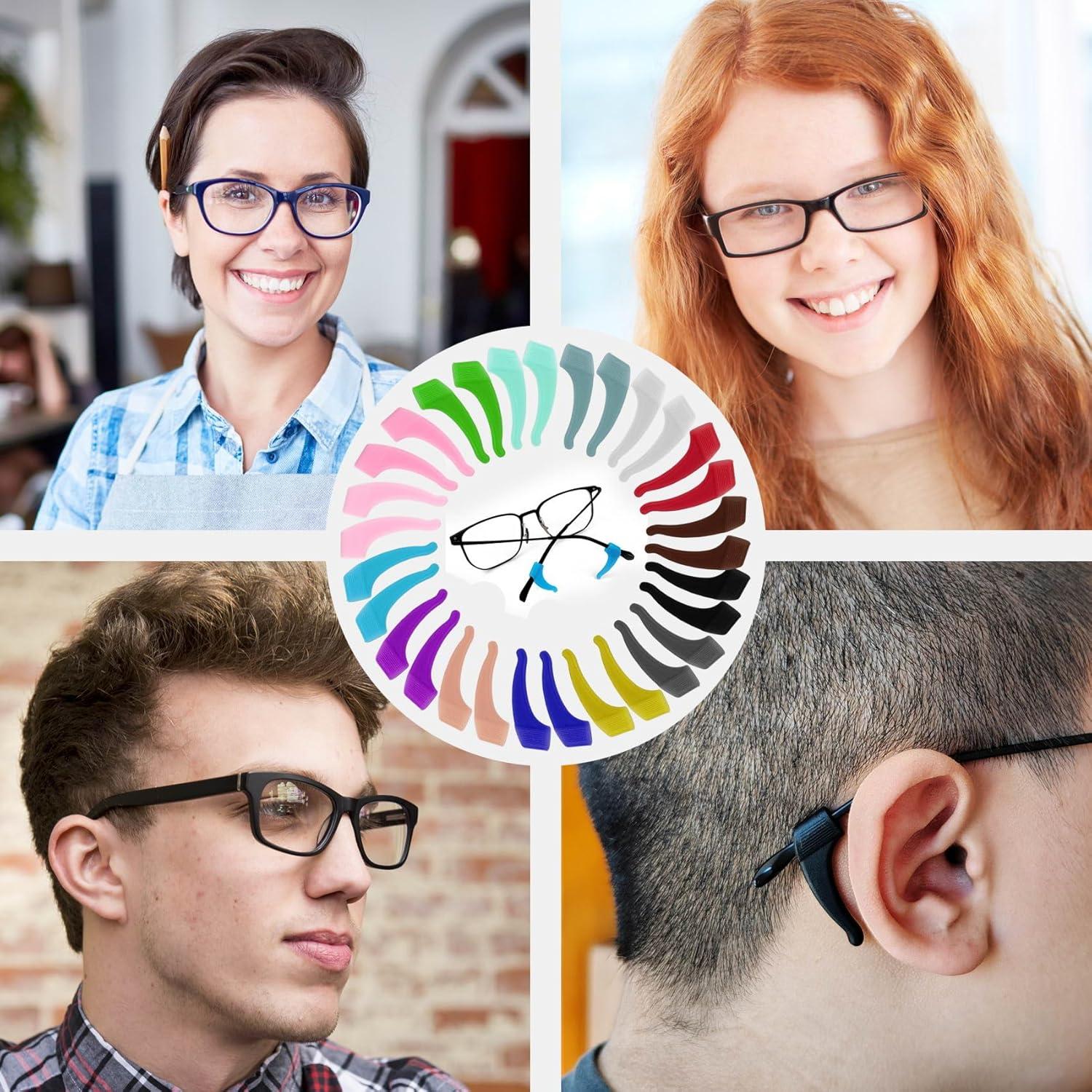 5 Sujetadores de Gafas Silicona Multicolor Sima-2 Antideslizantes