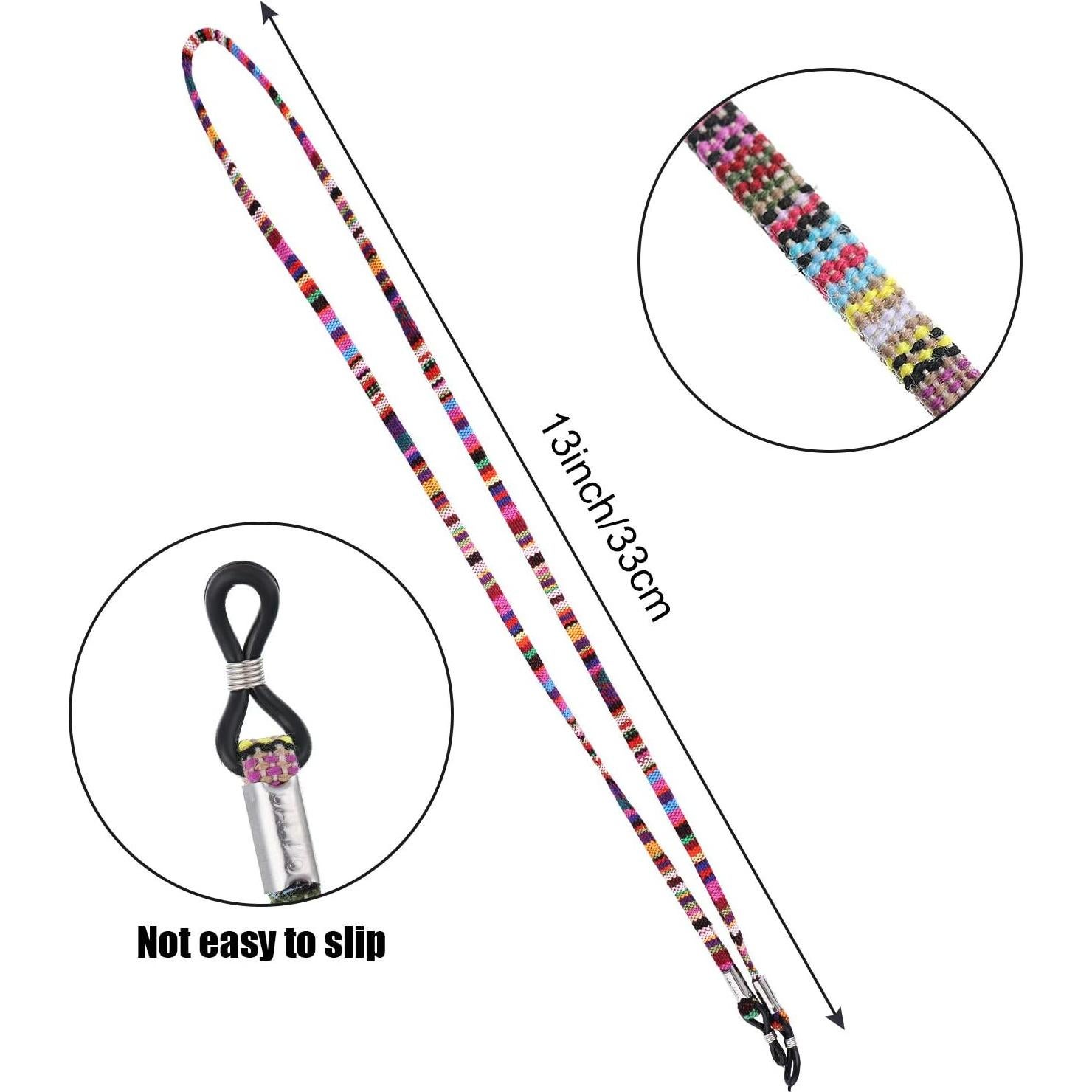 Correa para Gafas Frienda 24 Piezas Multicolor Ajustable