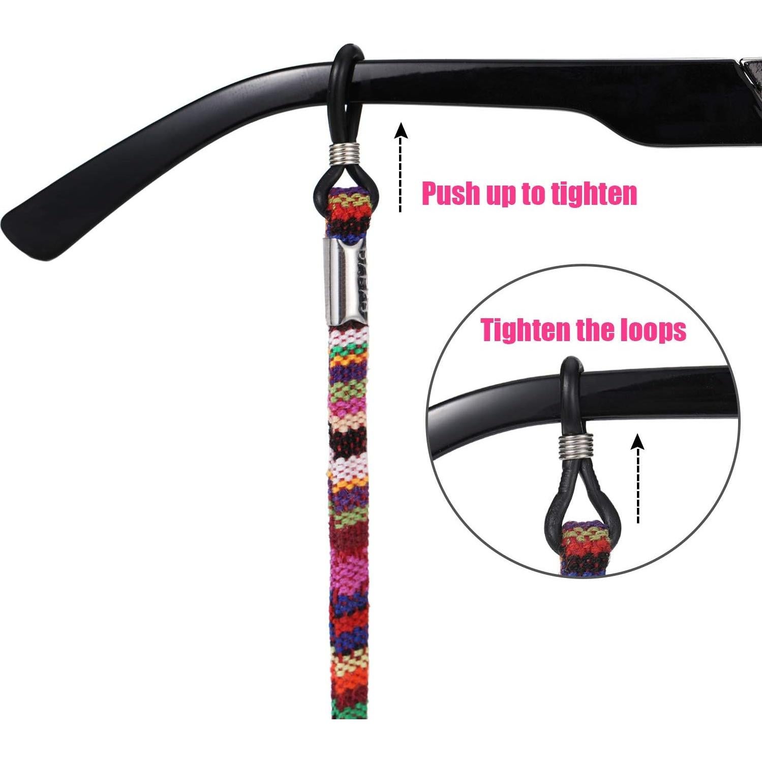 Correa para Gafas Frienda 24 Piezas Multicolor Ajustable