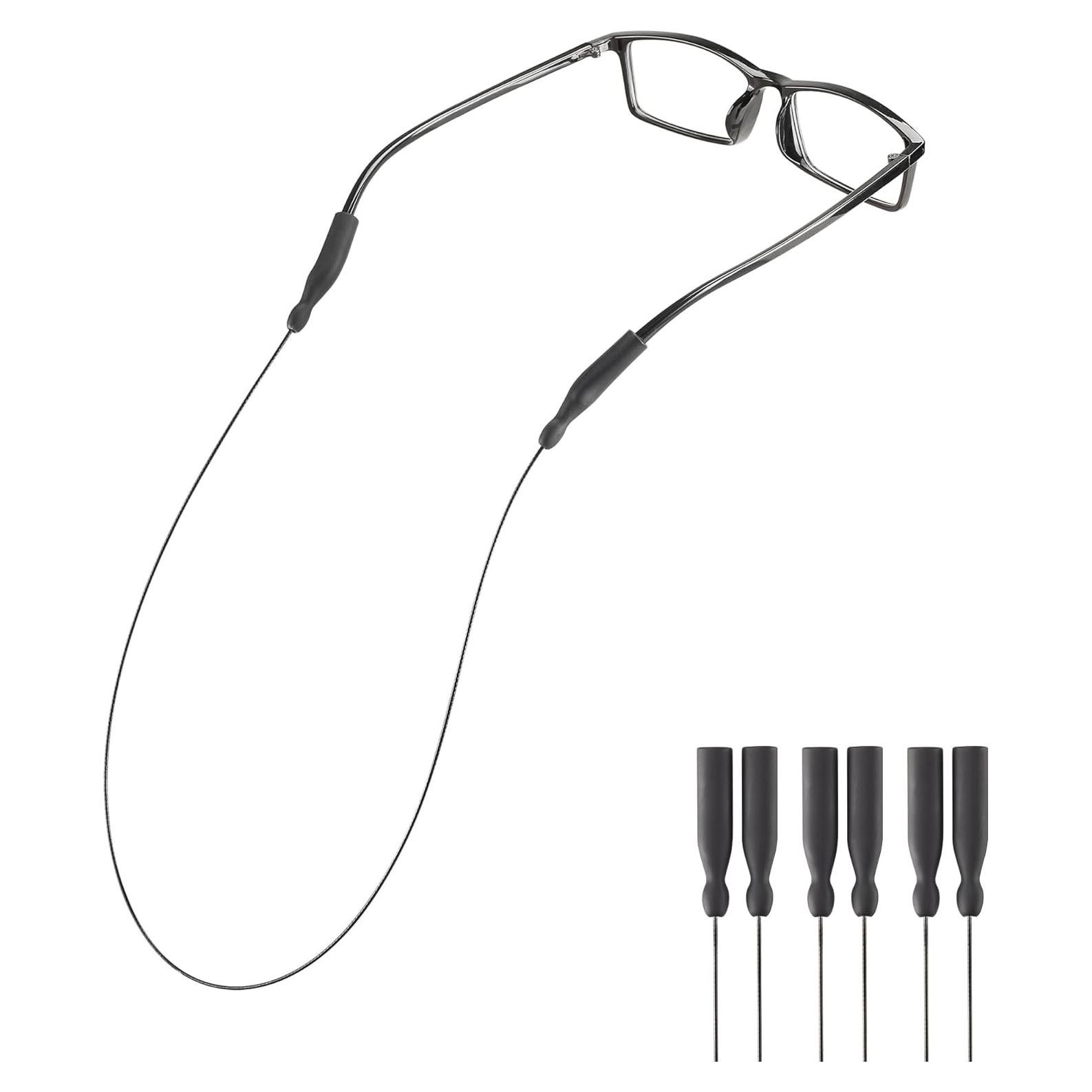 Correas para Gafas Omnful 3pcs Negro 50.8cm Silicona