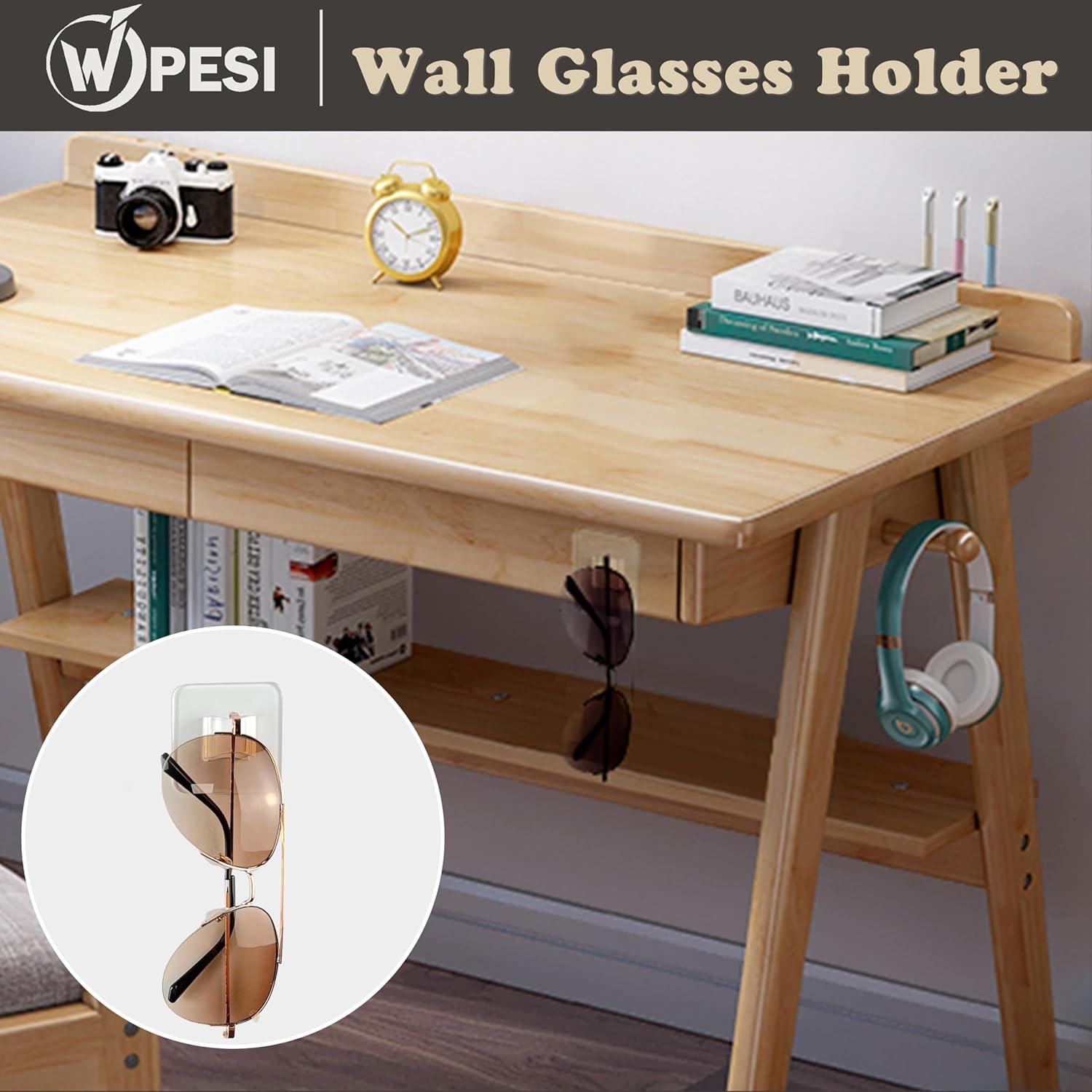 Soporte de Gafas de Pared WPESI 10 Pack Acrílico Transparente