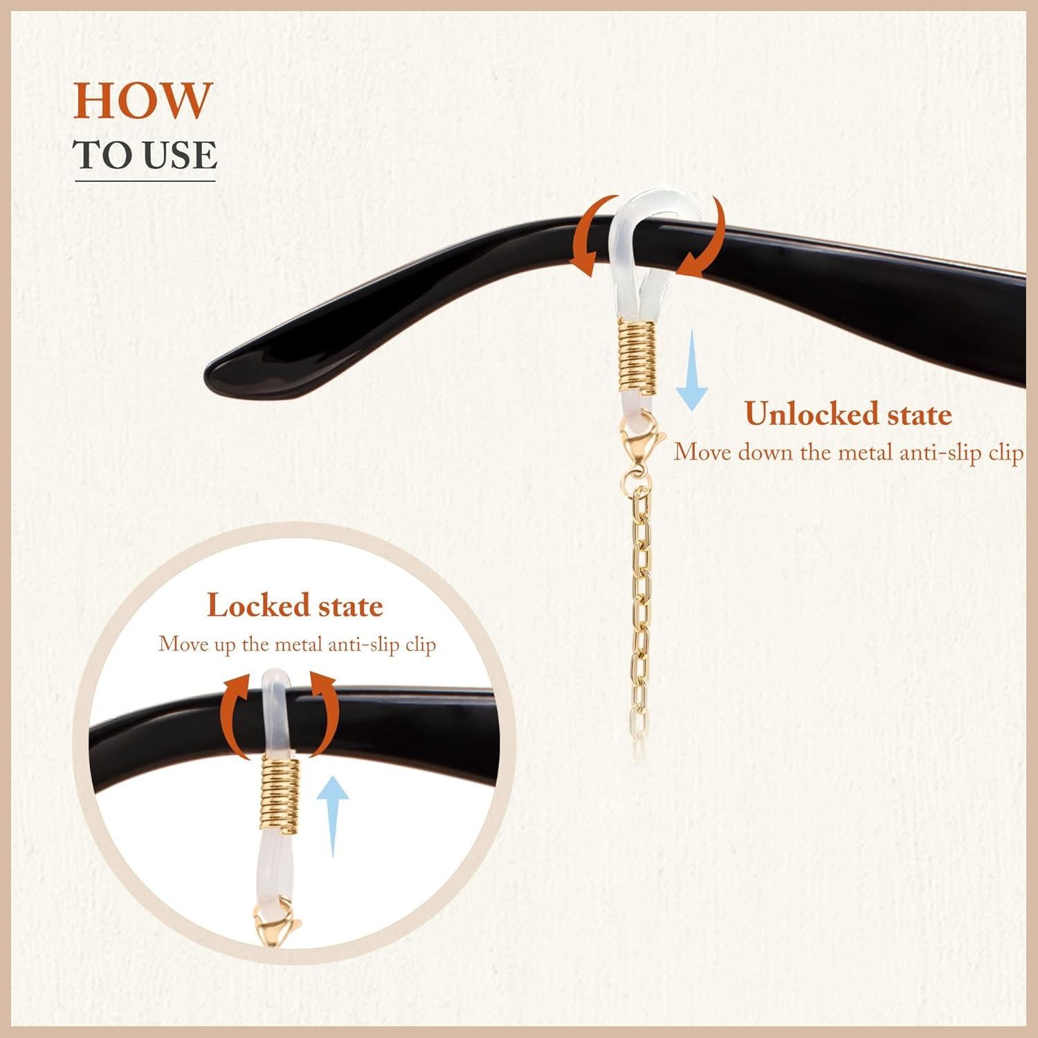 Cadena de Gafas EASY READ para Mujeres - 62 a 69 cm