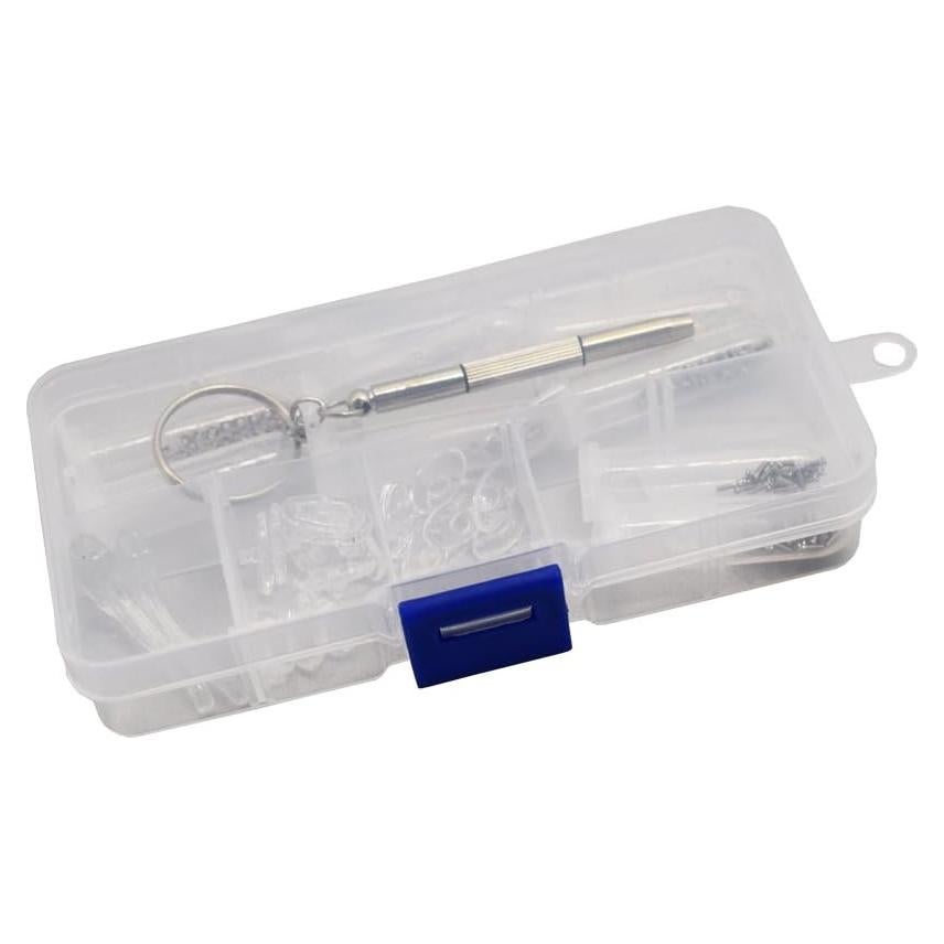 Kit de reparación de gafas Motanar con tornillos y almohadillas
