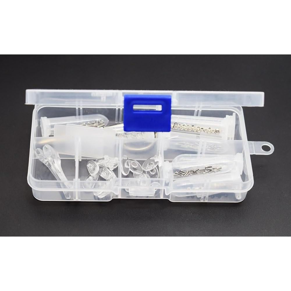Kit de reparación de gafas Motanar con tornillos y almohadillas