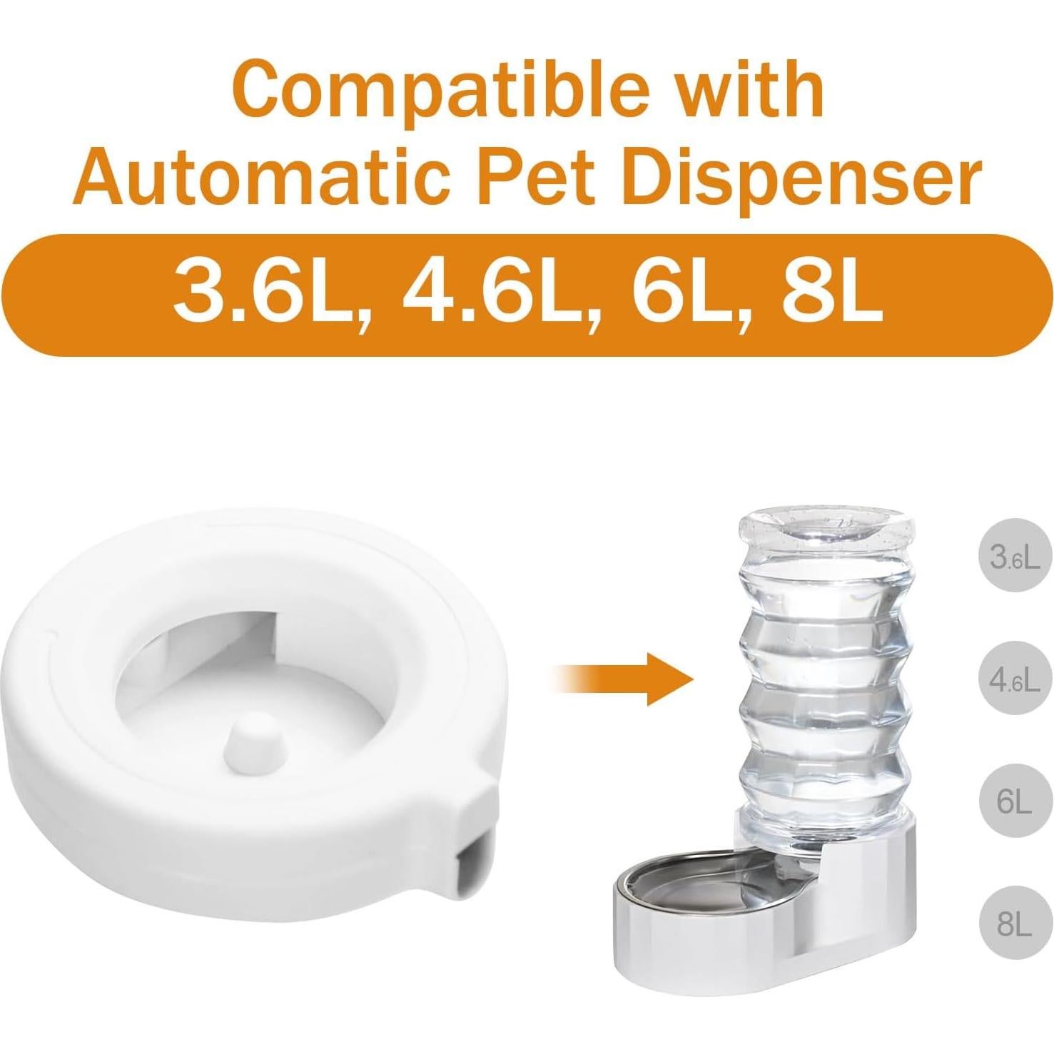 8 Filtros de Reemplazo Mestrol para Dispensador de Agua 3.6L-8L