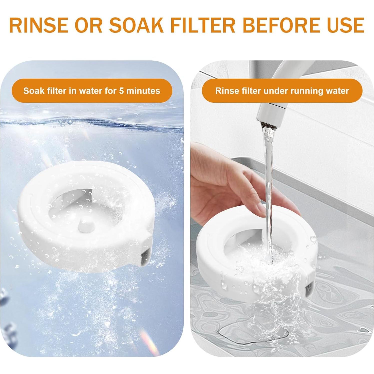 8 Filtros de Reemplazo Mestrol para Dispensador de Agua 3.6L-8L