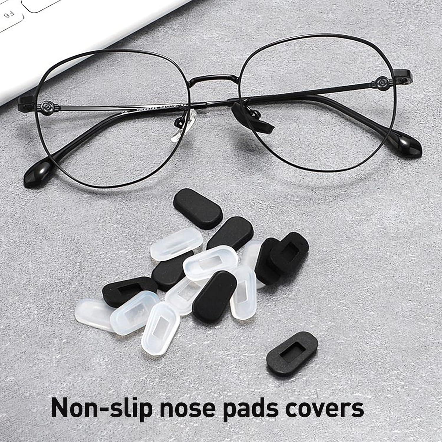 Almohadillas de Silicona para Gafas Gdnmpat 10 Pares Talla L