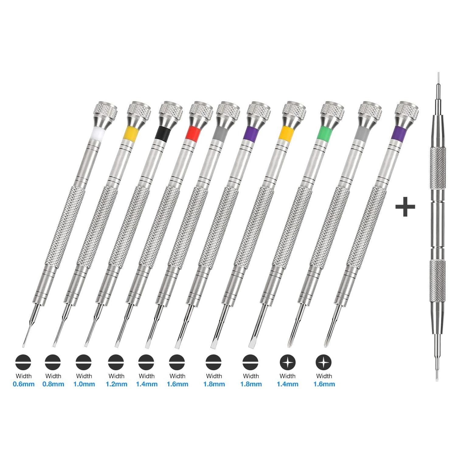 Juego de destornilladores TEXNEWS 11 piezas para relojería