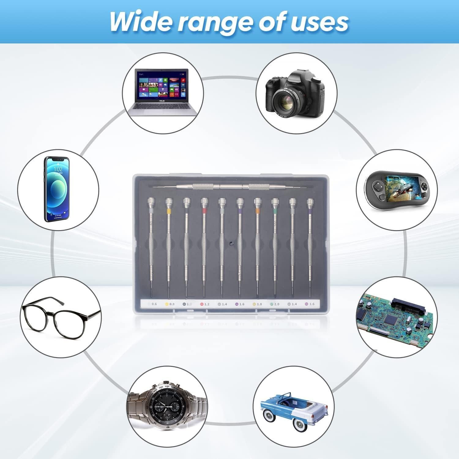 Juego de destornilladores TEXNEWS 11 piezas para relojería