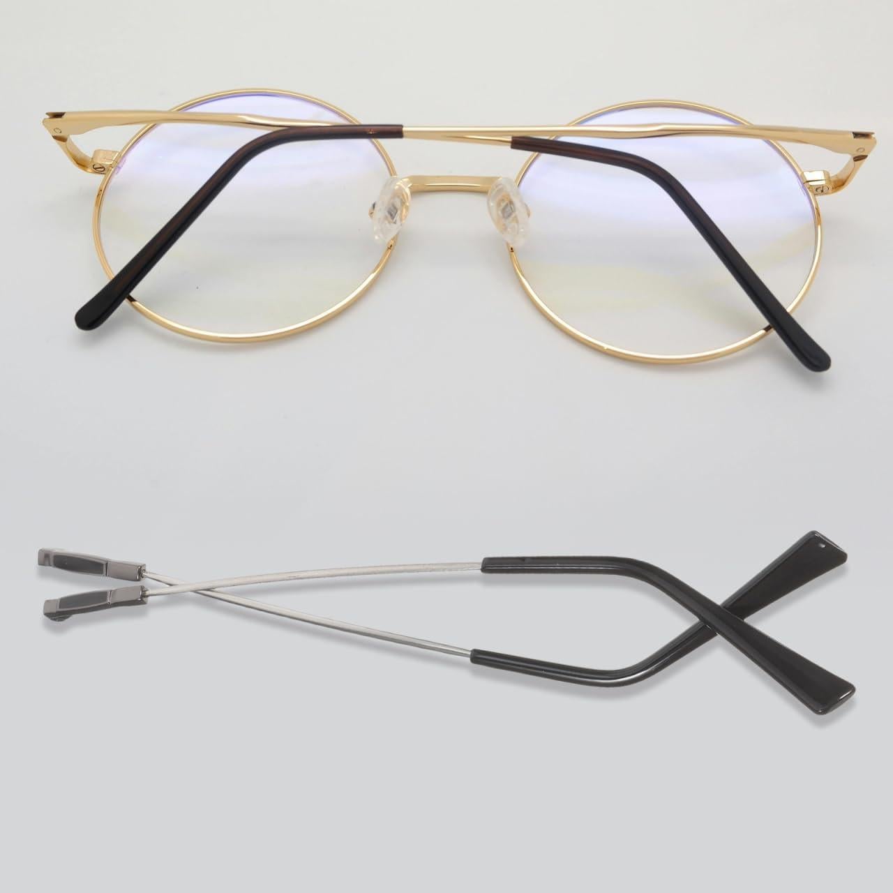 Brazos de Reemplazo para Gafas NOLITOY - Metal Ligeros y Duraderos