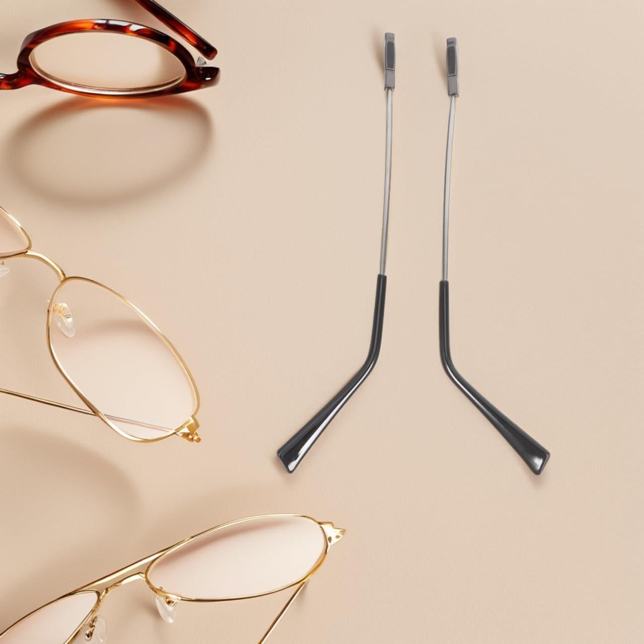 Brazos de Reemplazo para Gafas NOLITOY - Metal Ligeros y Duraderos