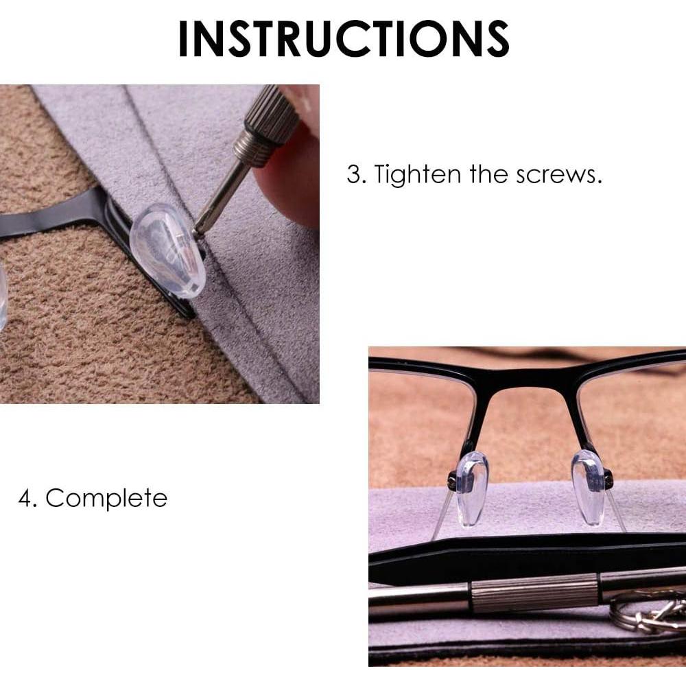 Kit de Reparación de Gafas Red Shield con 10 Almohadillas