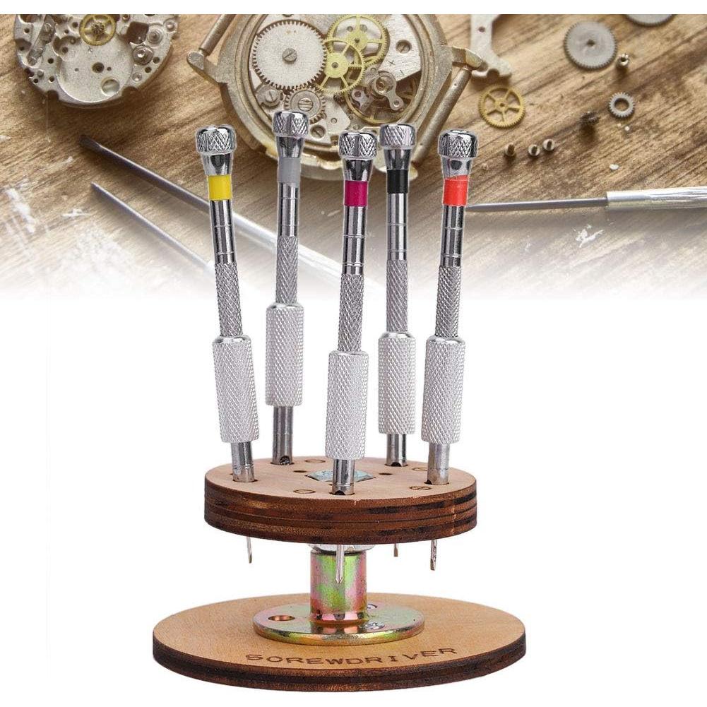 Juego de Destornilladores de Precisión Cimenn 5 en 1 para Relojes