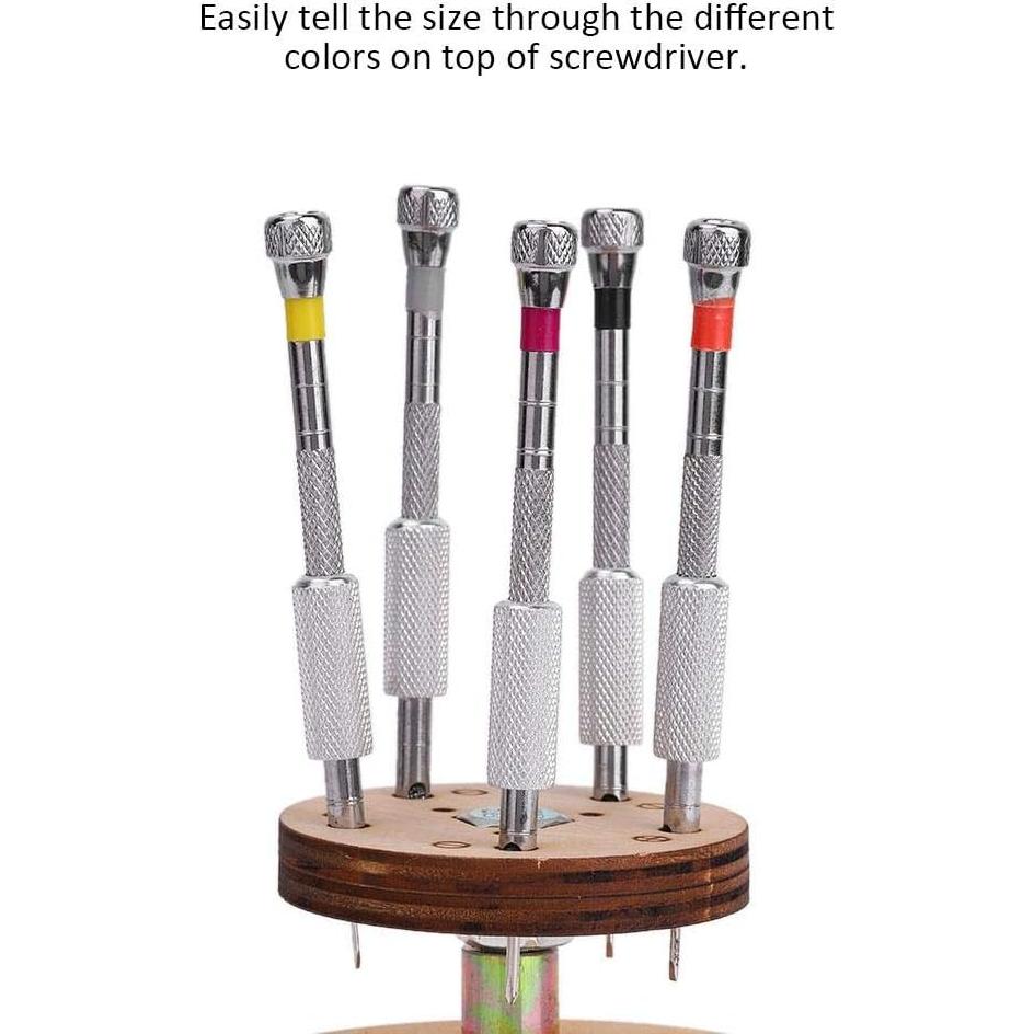 Juego de Destornilladores de Precisión Cimenn 5 en 1 para Relojes