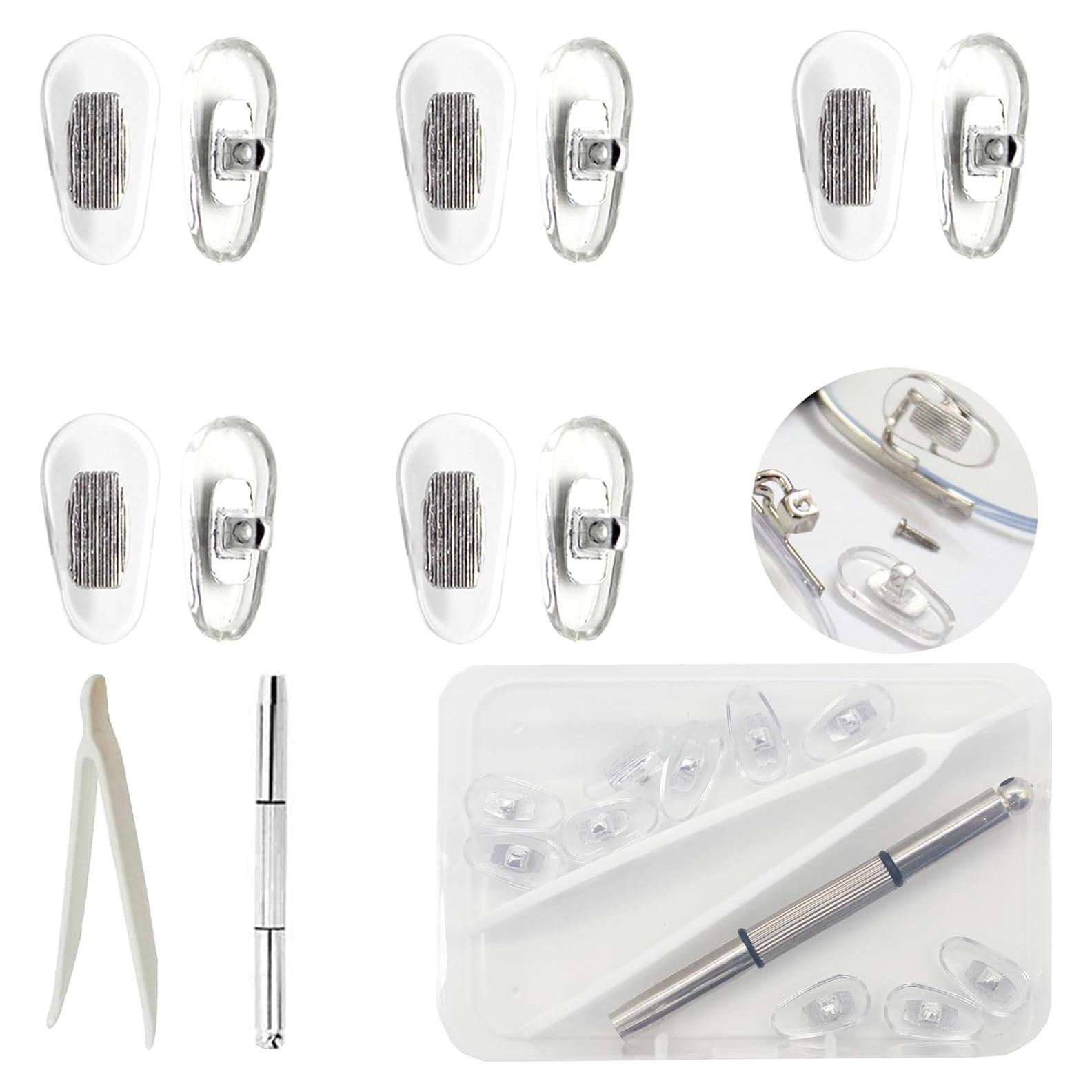 Kit de Almohadillas para Nariz de Gafas Mingbuy 10 Piezas