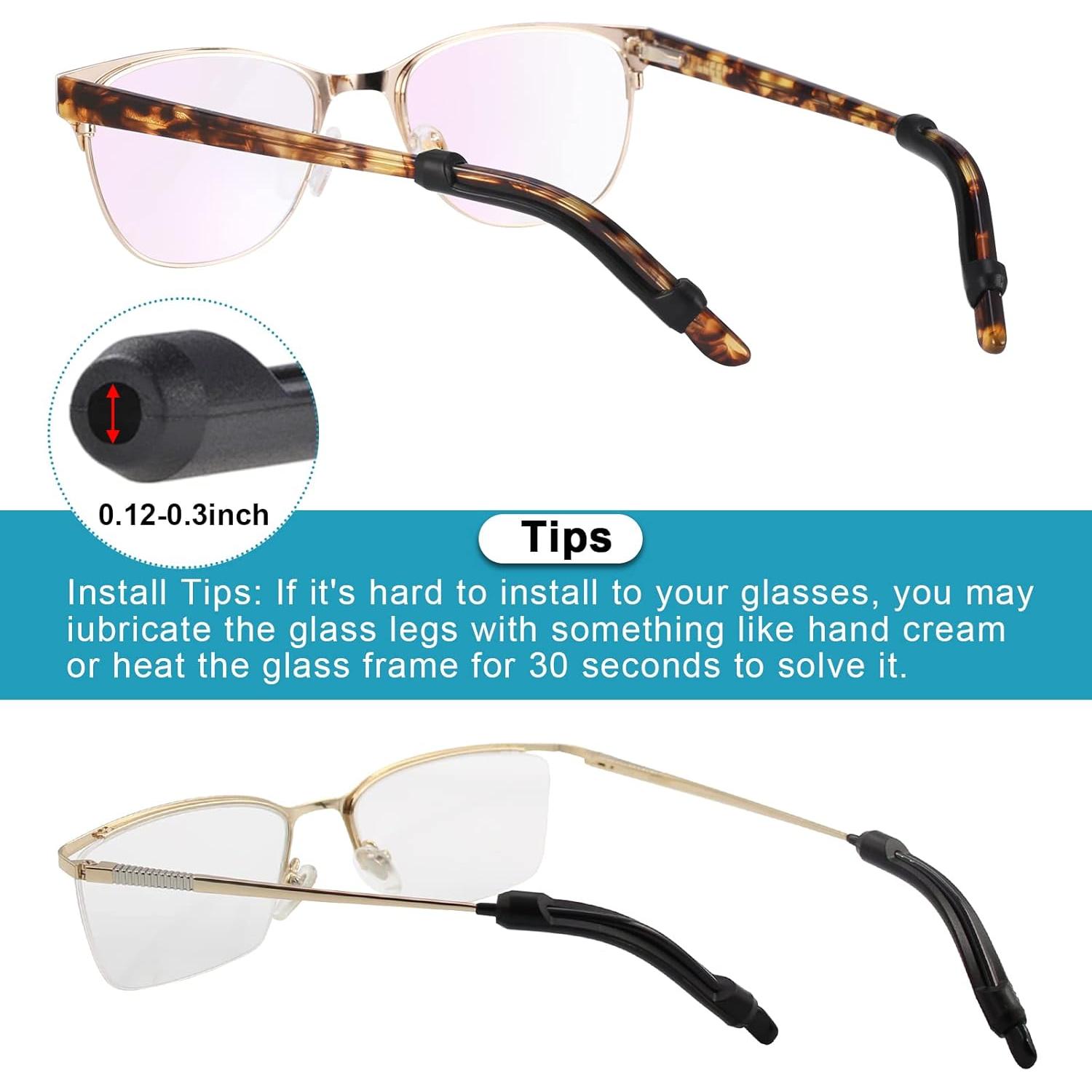 10 Pares Sujetadores Gafas ANYGIFT Silicona Antideslizante