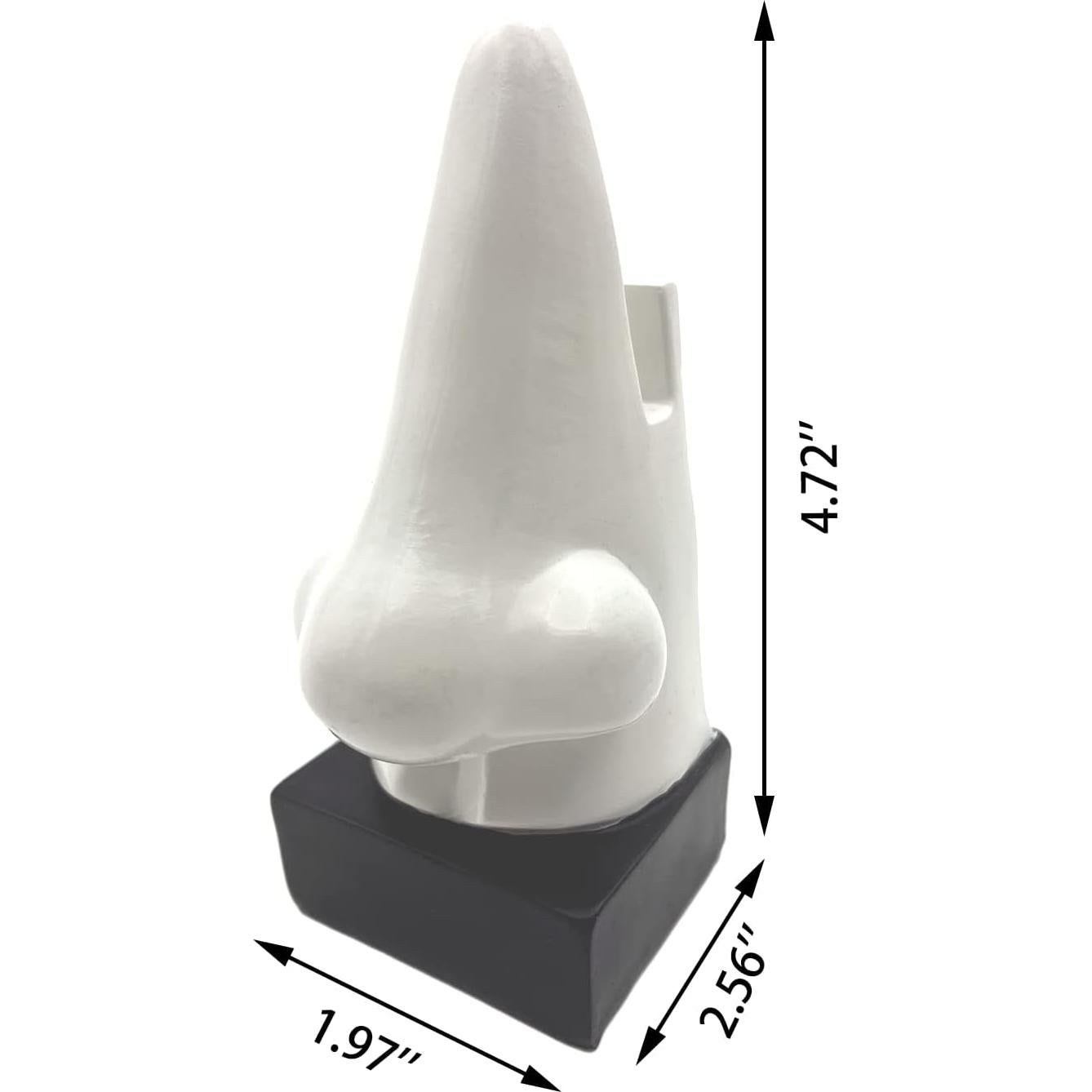 Soporte para Gafas CLYTYOPK Nariz Blanca Decorativo 12 cm