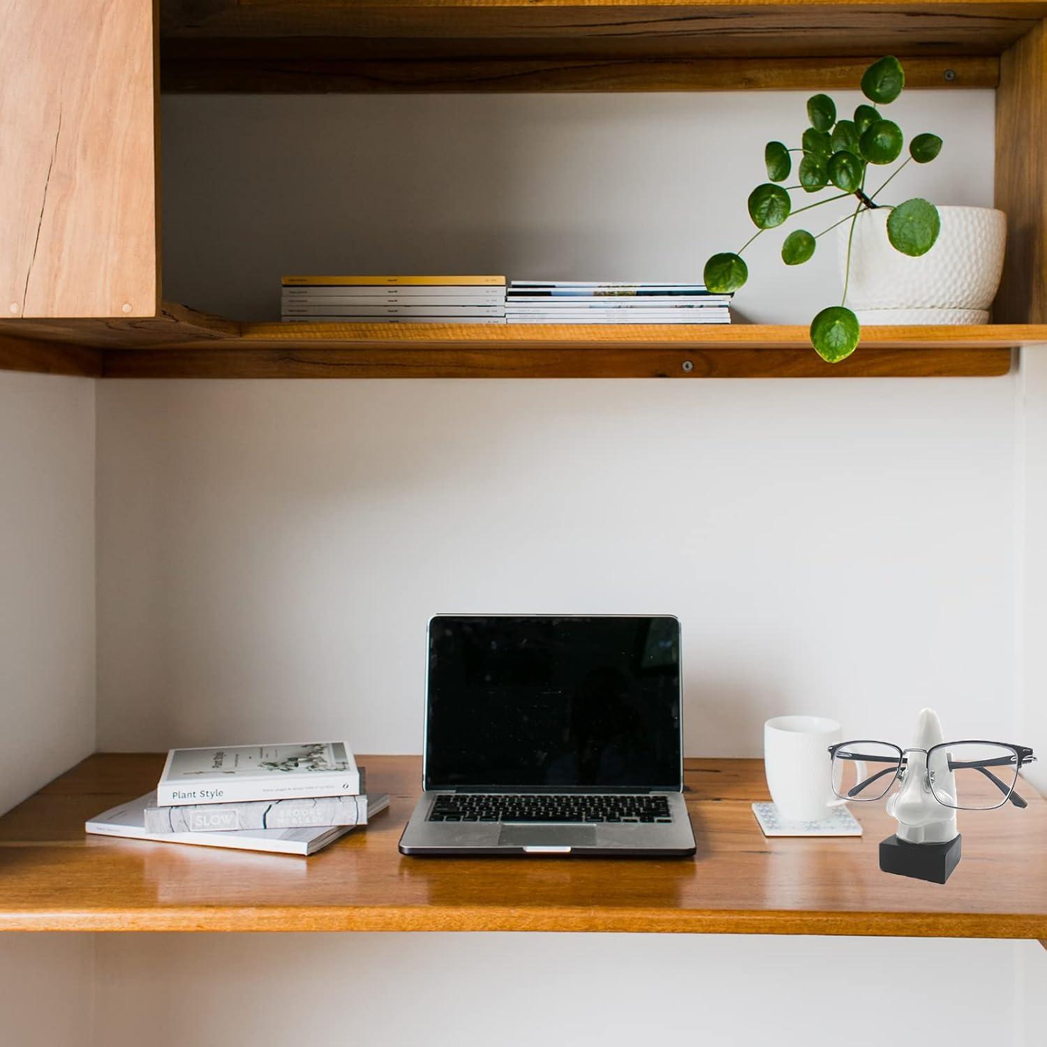 Soporte para Gafas CLYTYOPK Nariz Blanca Decorativo 12 cm