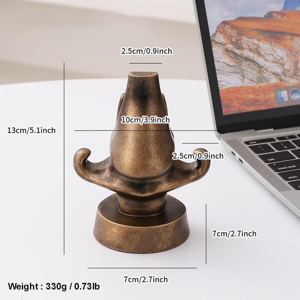 Soporte para Gafas - Nariz de Resina 10x7x13 cm