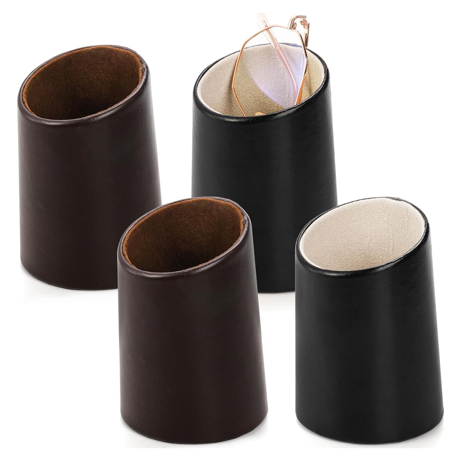 Soporte para Gafas ZOOFOX Pack de 4 Cuero PU Estilo Moderno