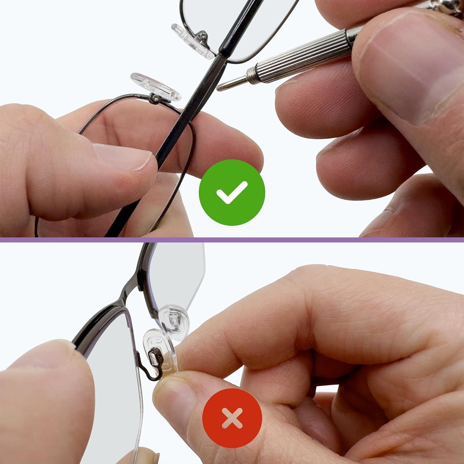 Kit de Reparación de Gafas GMS Optical con Tornillos y Almohadillas