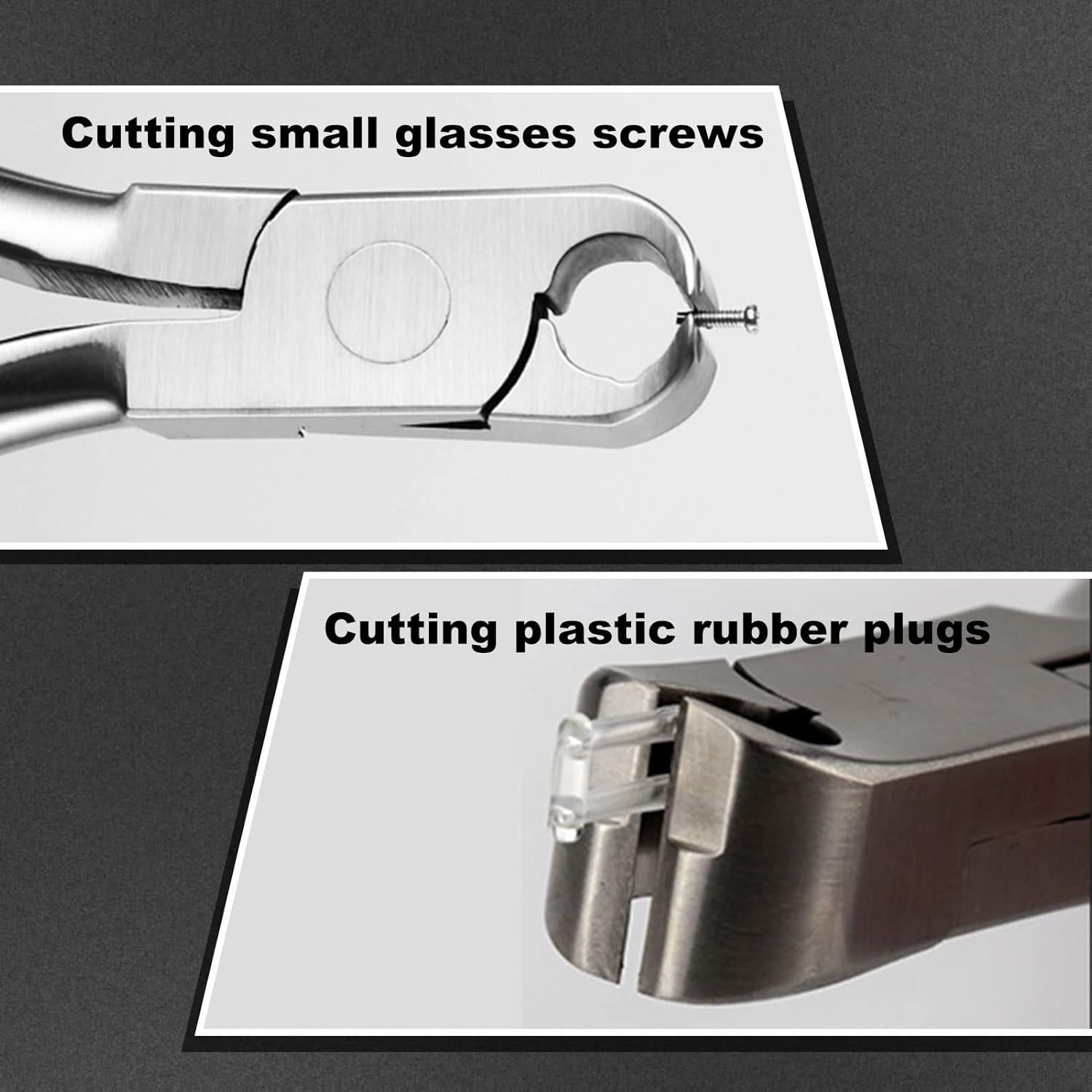Alicates de Corte LEONTOOL para Gafas con Destornillador