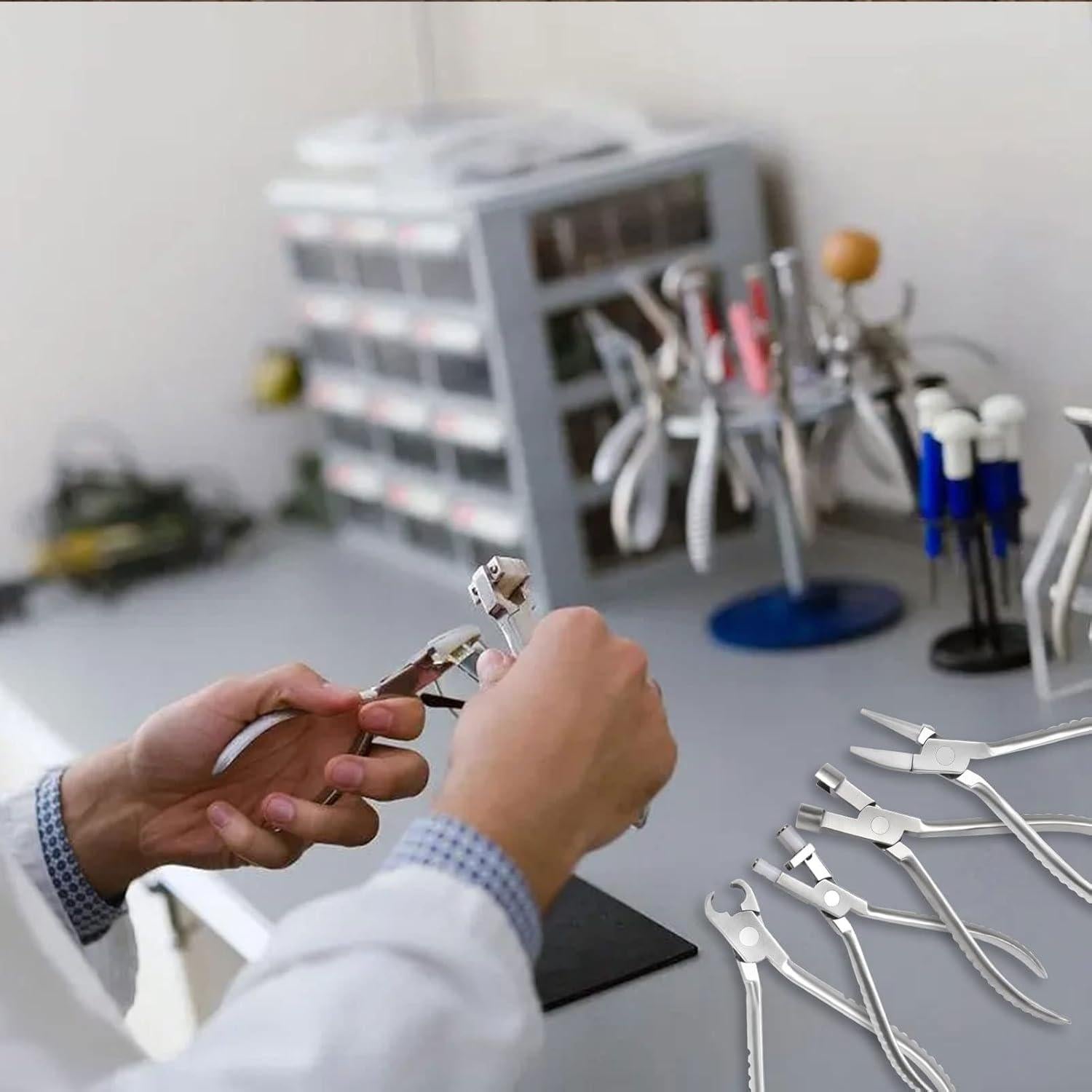 Alicates de Corte LEONTOOL para Gafas con Destornillador