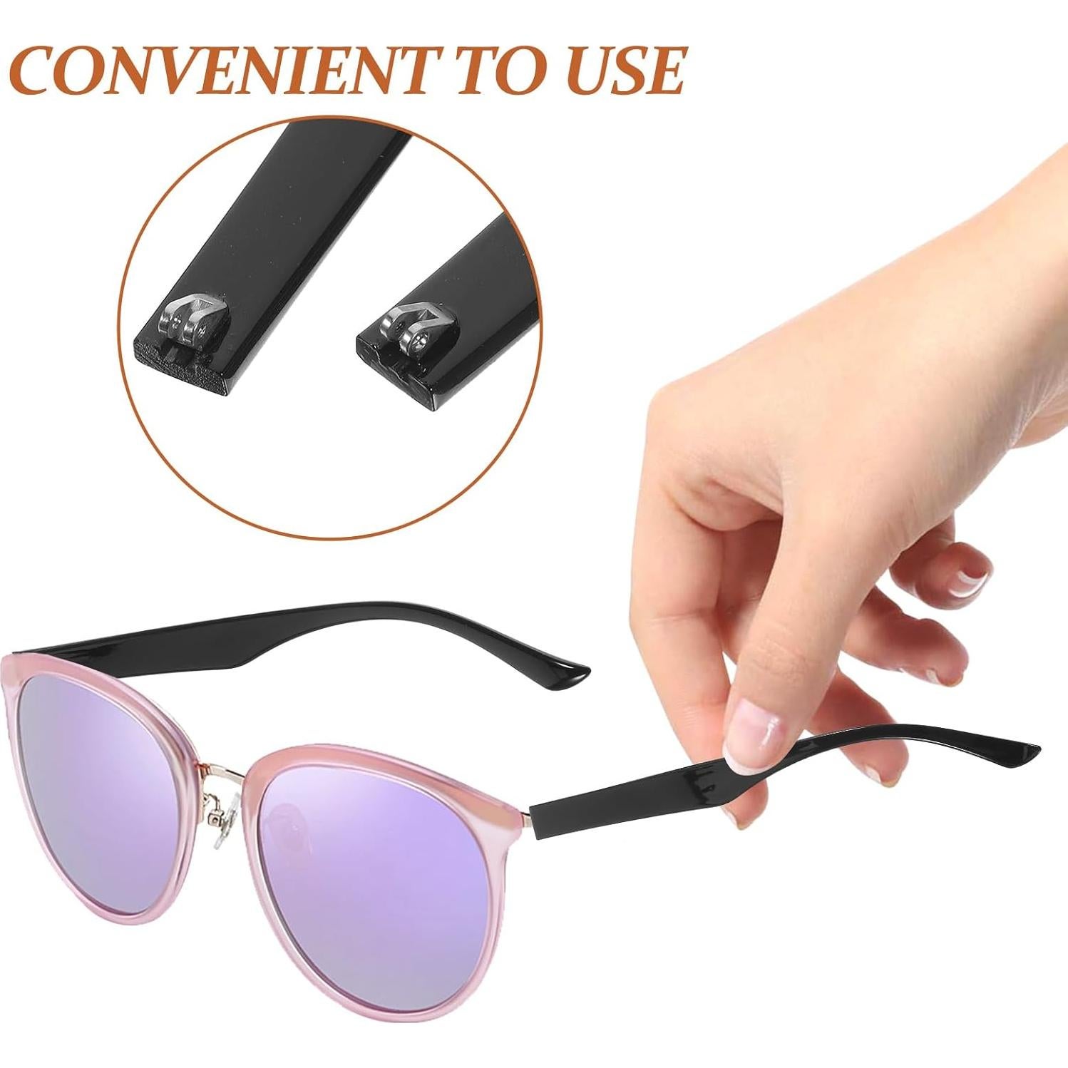 Patas de Gafas Ipetboom Reemplazo Negro Kit Completo