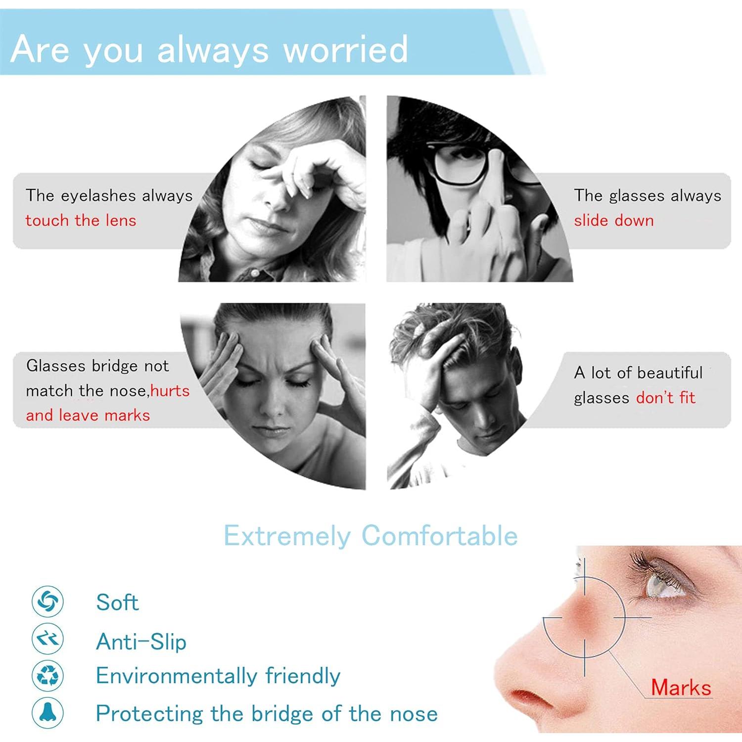 Kit de Reparación de Gafas Mingbuy con Tornillos y Almohadillas