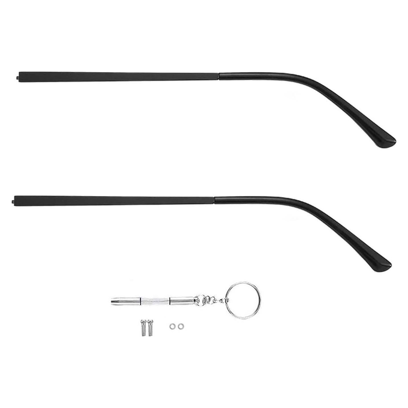 Brazos de Reemplazo Fendawn para Gafas 4 mm Negro